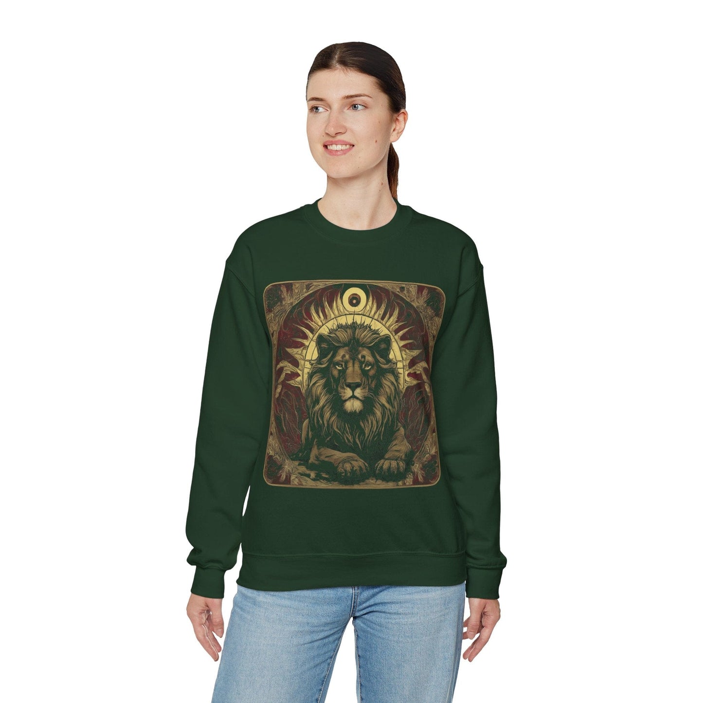 Sweatshirt The Royalty Sun Tarot Card Leo Soft Sweater