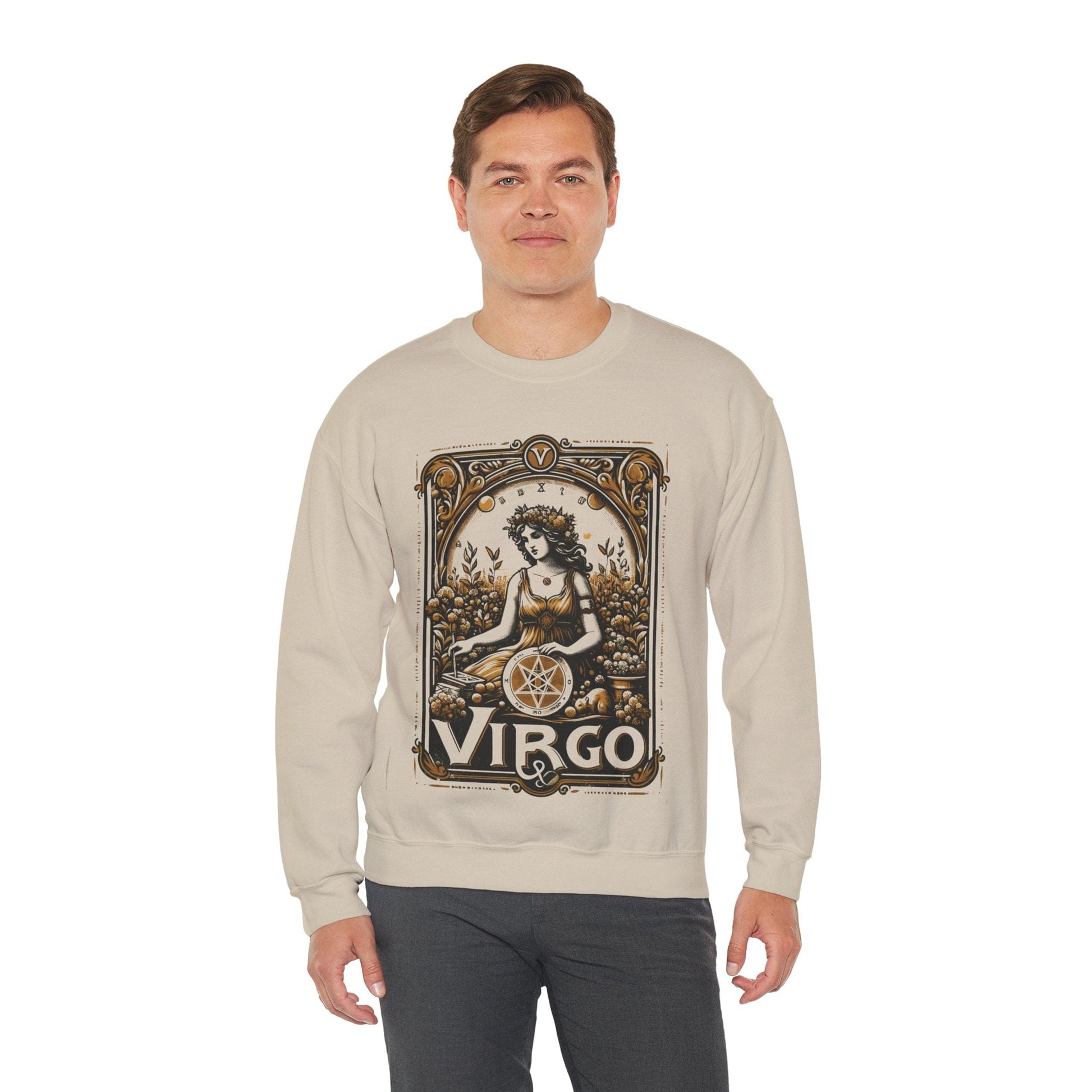 Sweatshirt Virgo Maiden of Pentacles Extra Soft Sweater: Meticulous Comfort