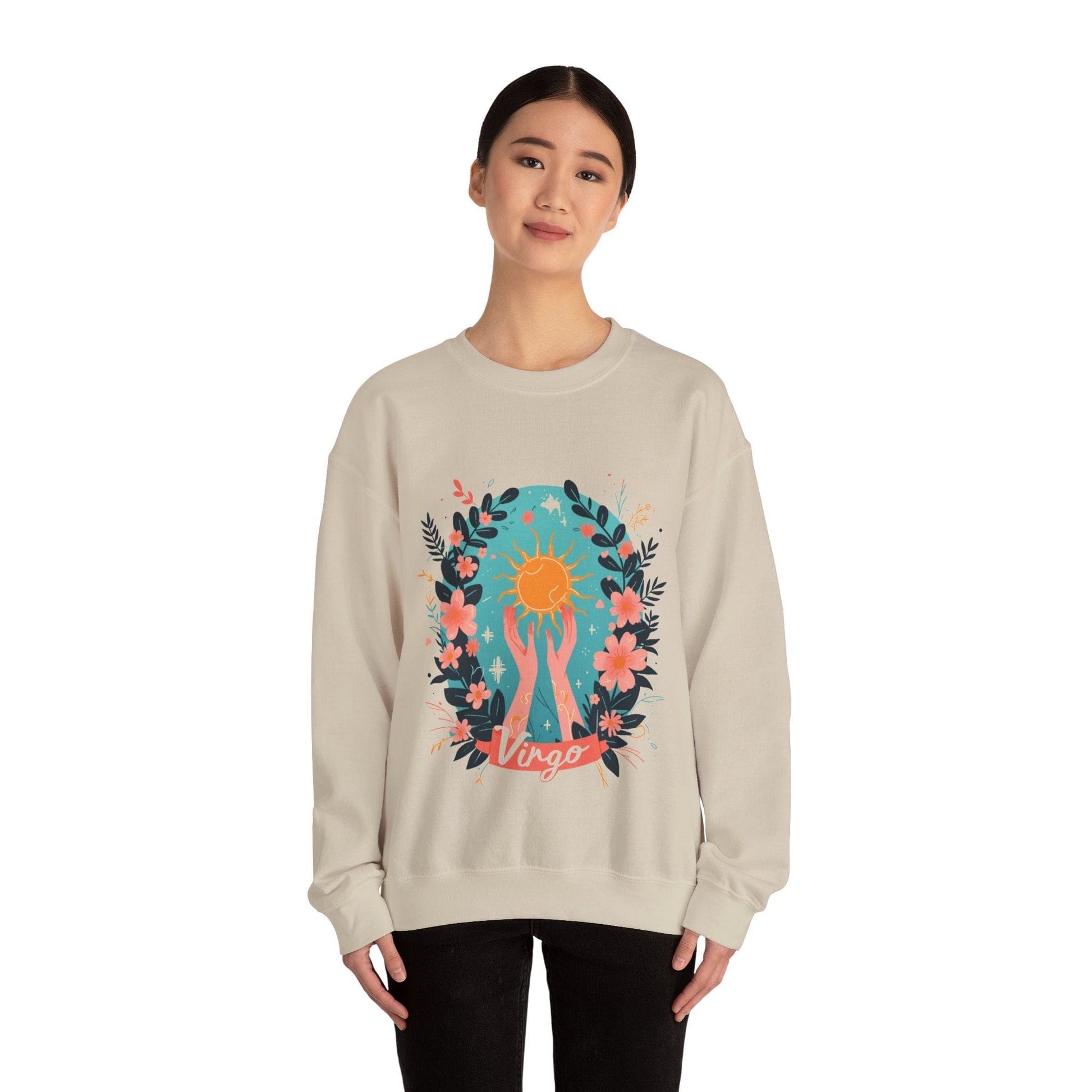 Sweatshirt Virgo Vitality Sweater: Nurturing Warmth