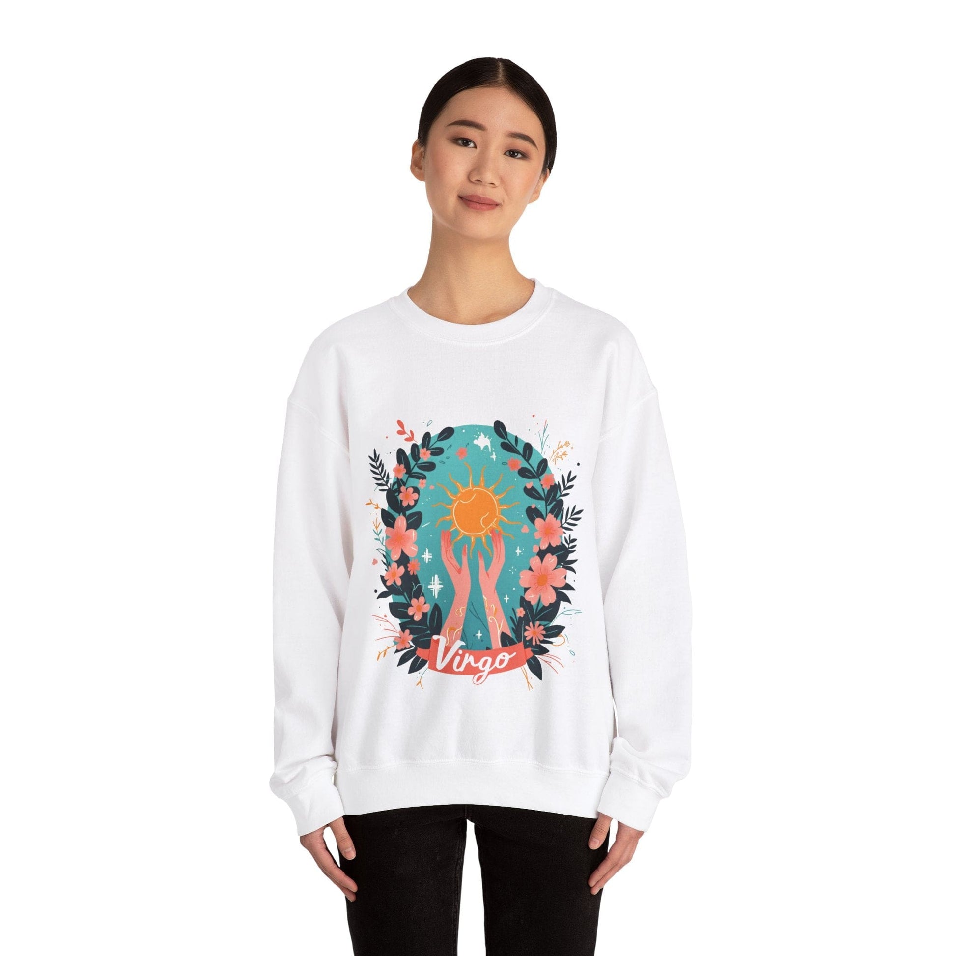 Sweatshirt Virgo Vitality Sweater: Nurturing Warmth