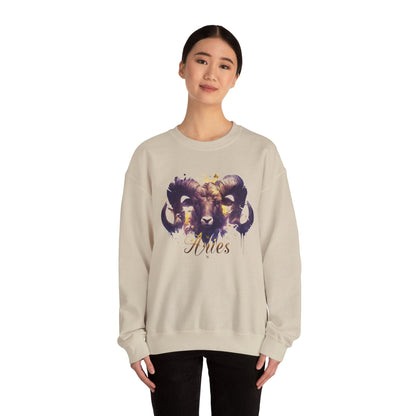 Sweatshirt Vivid Aries Spirit Soft Sweater: Embrace Your Fire