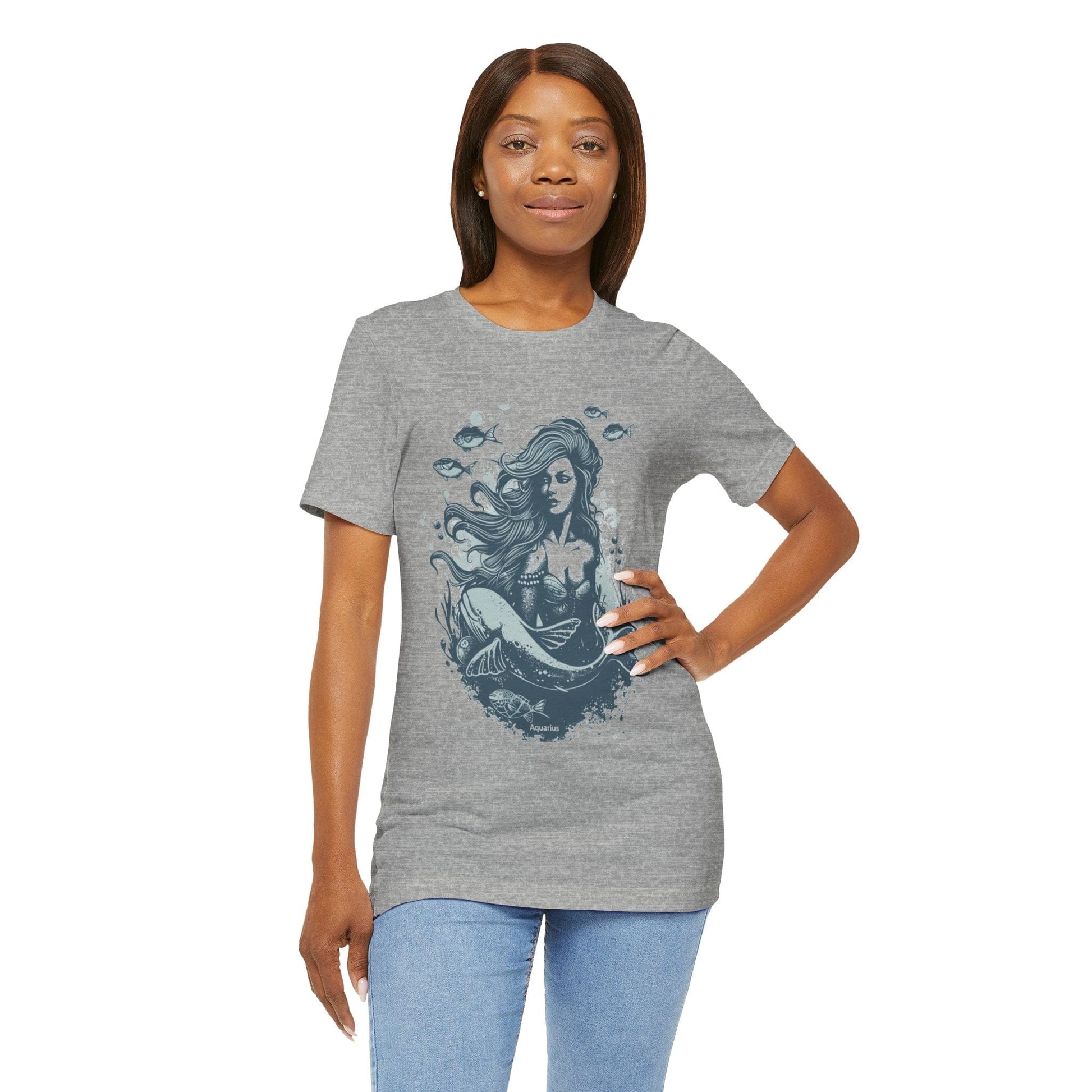 T-Shirt Aquarius Siren T-Shirt: Enchanting Depths for the Visionary Spirit