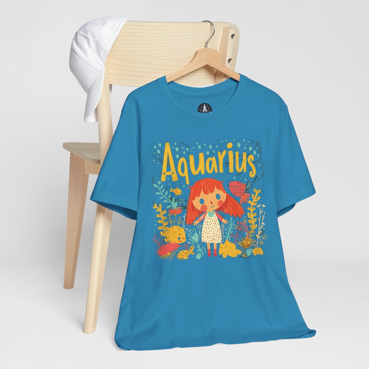 T-Shirt Aquarius Whimsy T-Shirt: Dive Into Playful Seas of Imagination