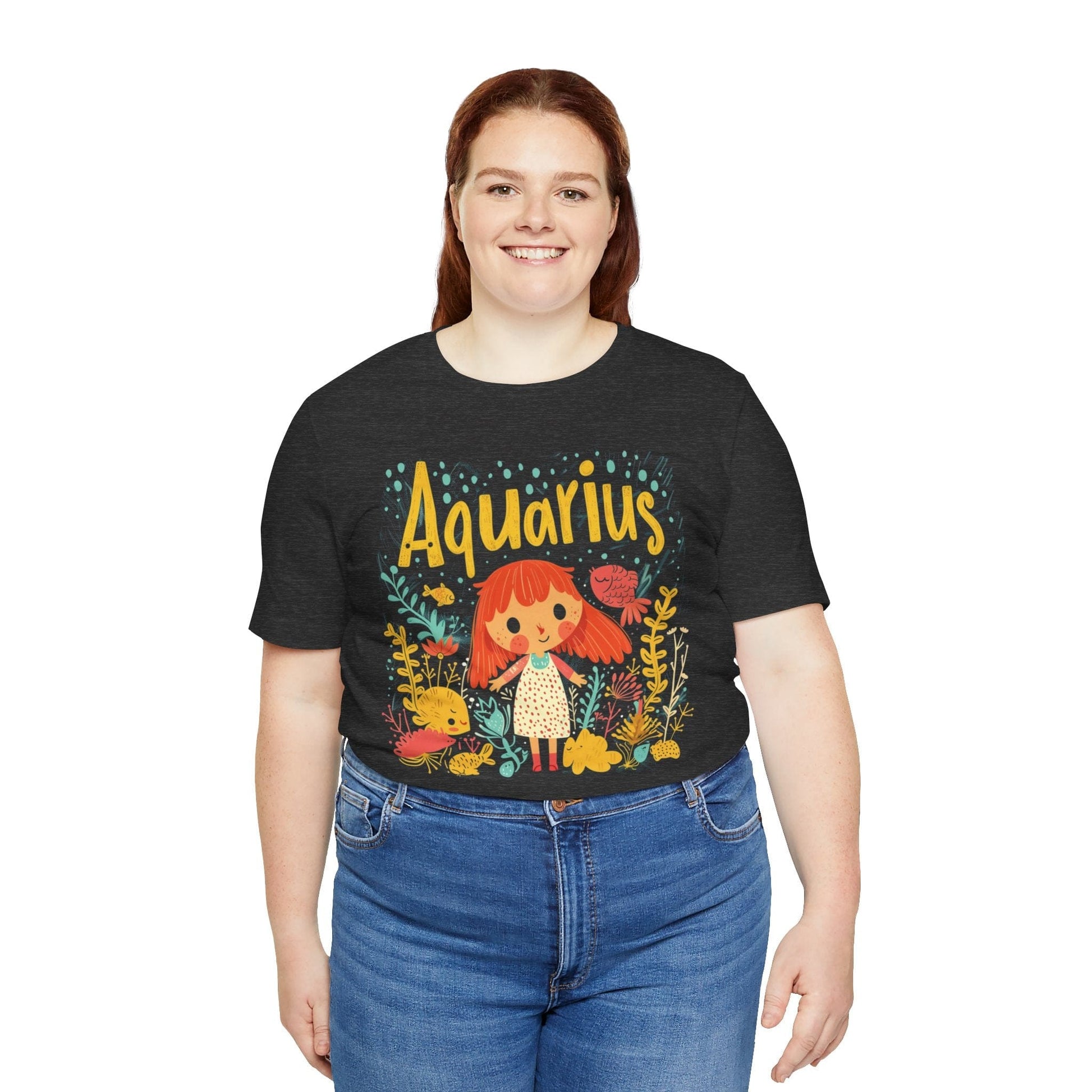 T-Shirt Aquarius Whimsy T-Shirt: Dive Into Playful Seas of Imagination