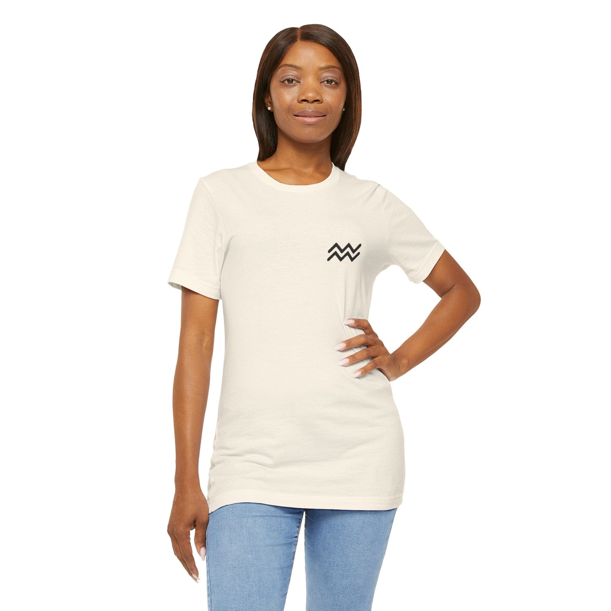 T-Shirt Aquarius Zodiac T-Shirt: Embrace Your Inner Visionary | Unisex & Cotton