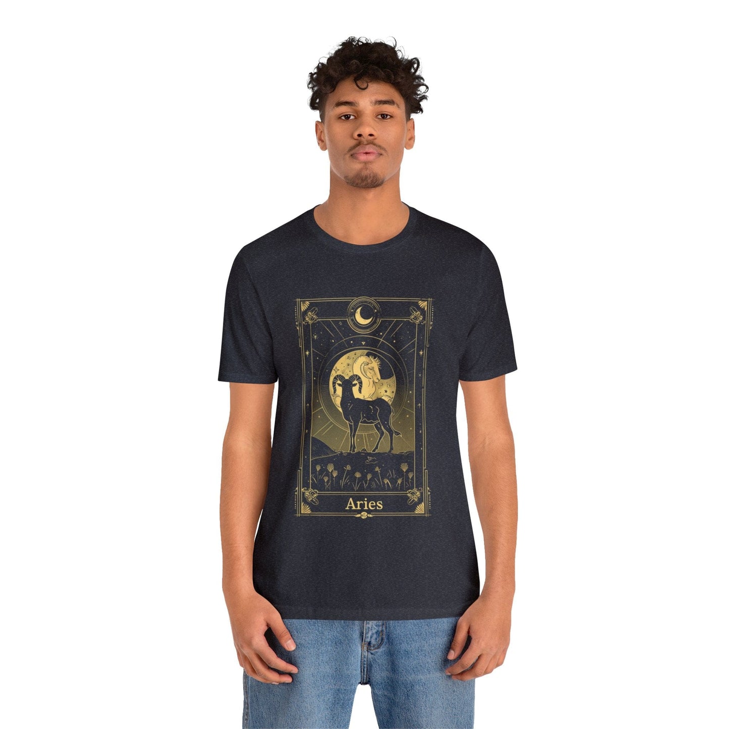 T-Shirt Aries Tarot Card TShirt: Unleash Your Inner Warrior Spirit