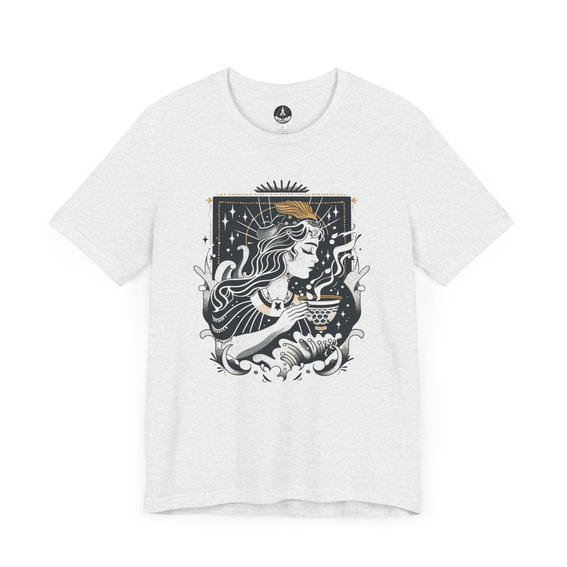T-Shirt Ash / S Aquarian Dreams TShirt: Whispers of the Water Bearer