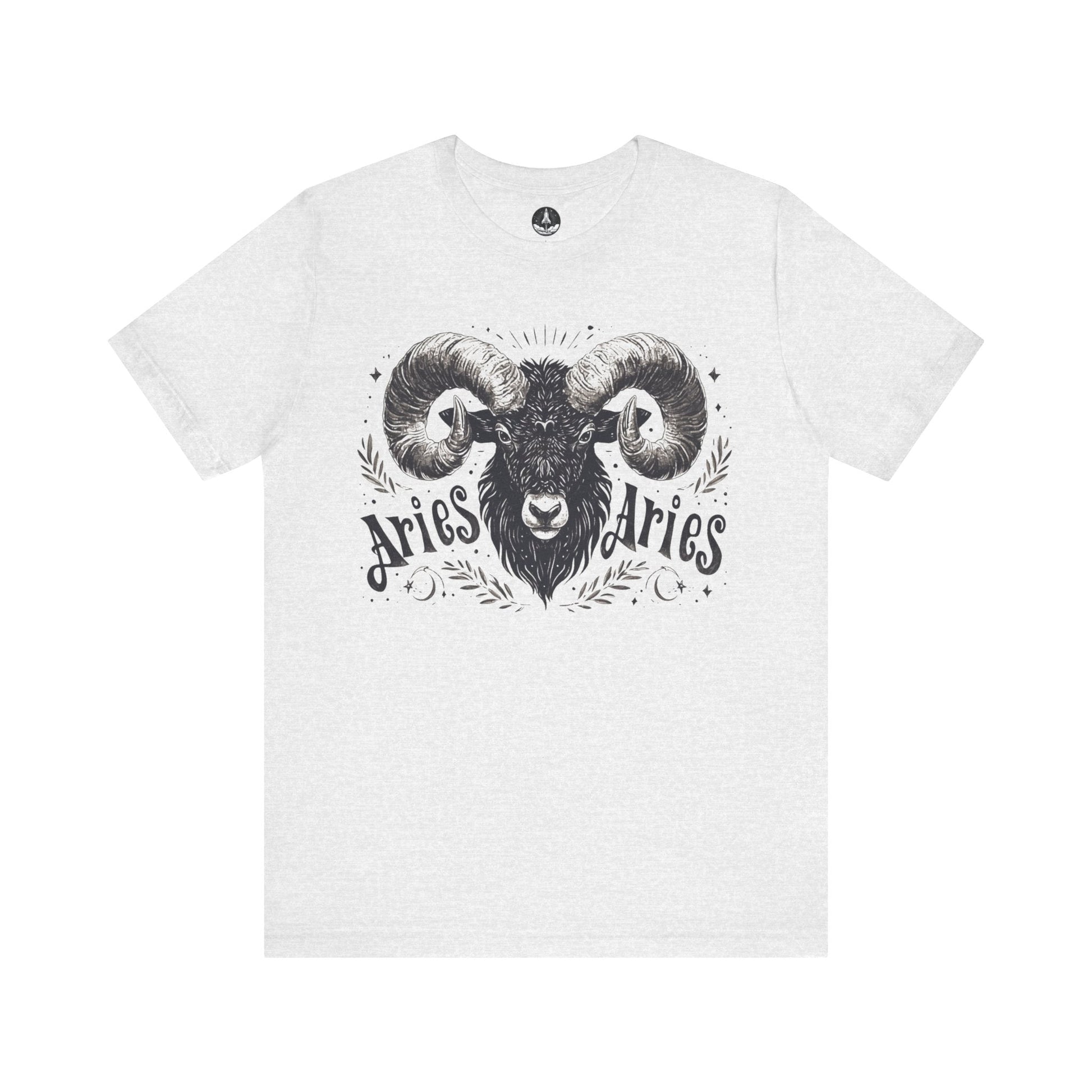 T-Shirt Ash / S Aries Astrology Unisex TShirt: An Ode to the Maverick