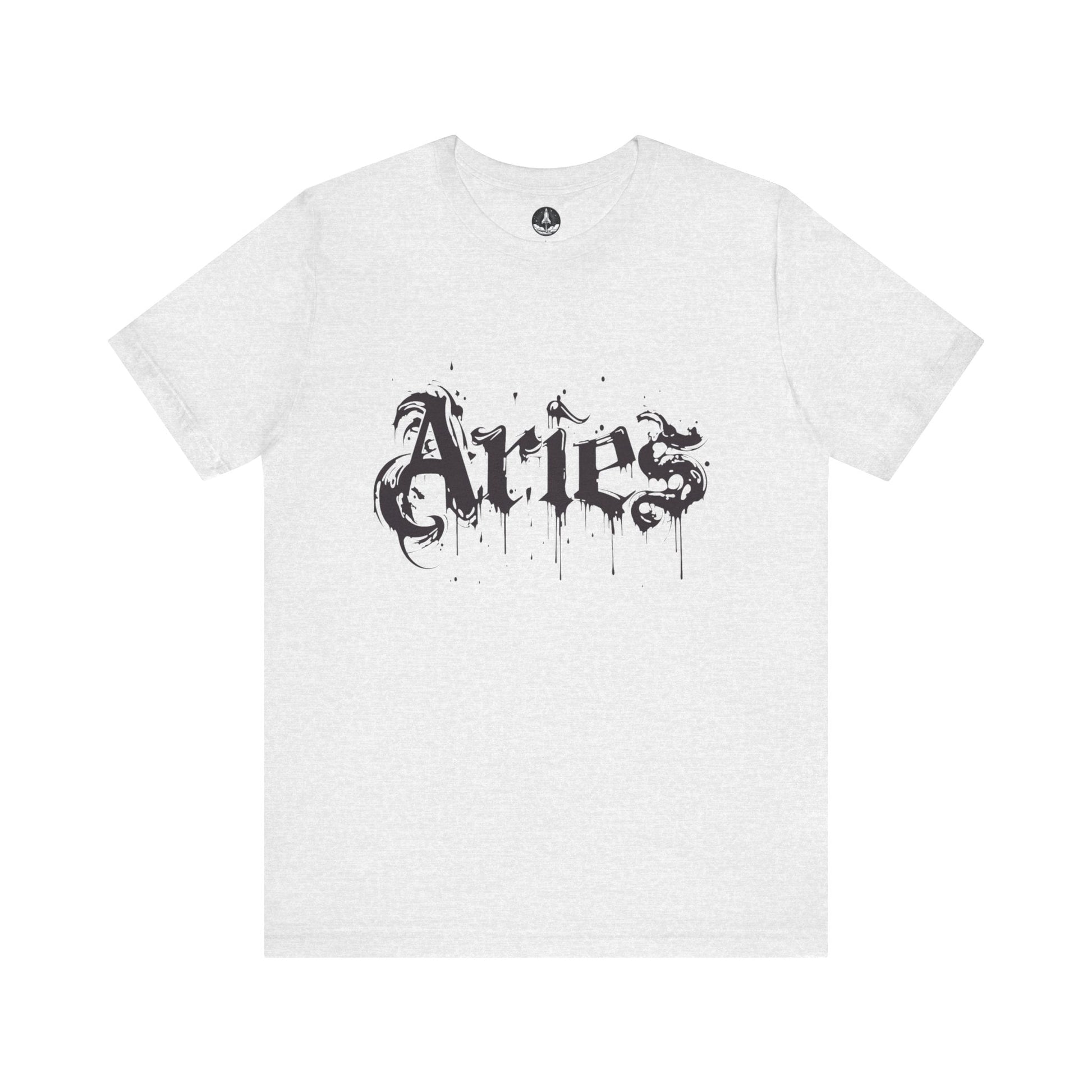 T-Shirt Ash / S Astro Splash Aries TShirt - Zodiac Meets Street Art