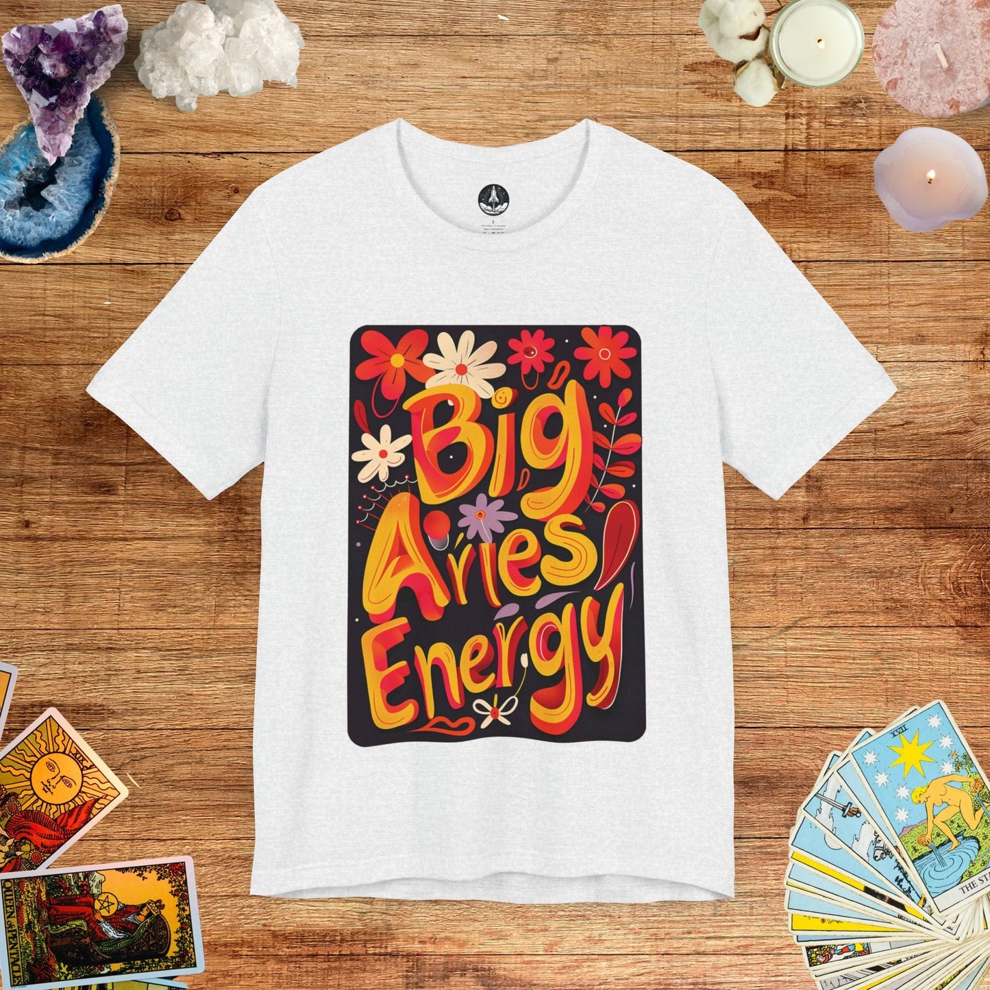 T-Shirt Ash / S Big Aries Energy T-Shirt