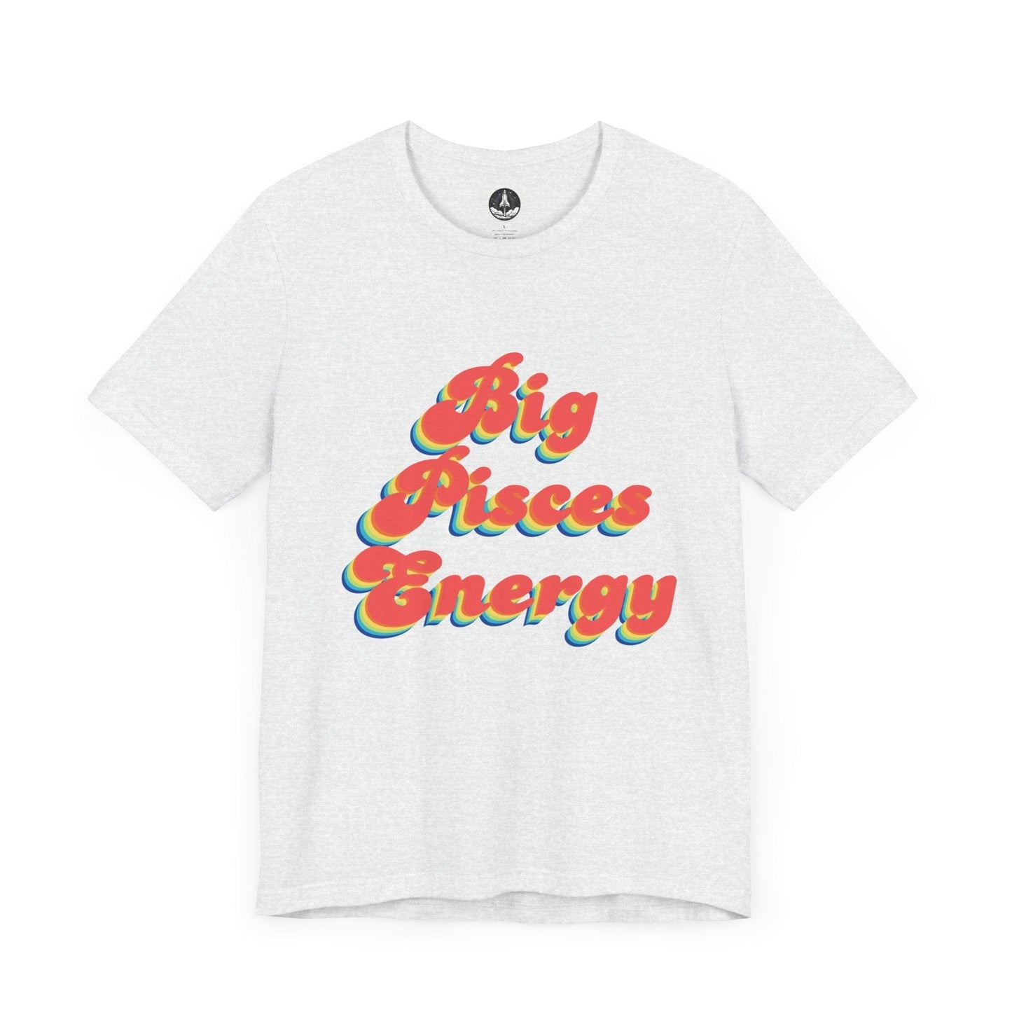 T-Shirt Ash / S Big Pisces Energy T-Shirt