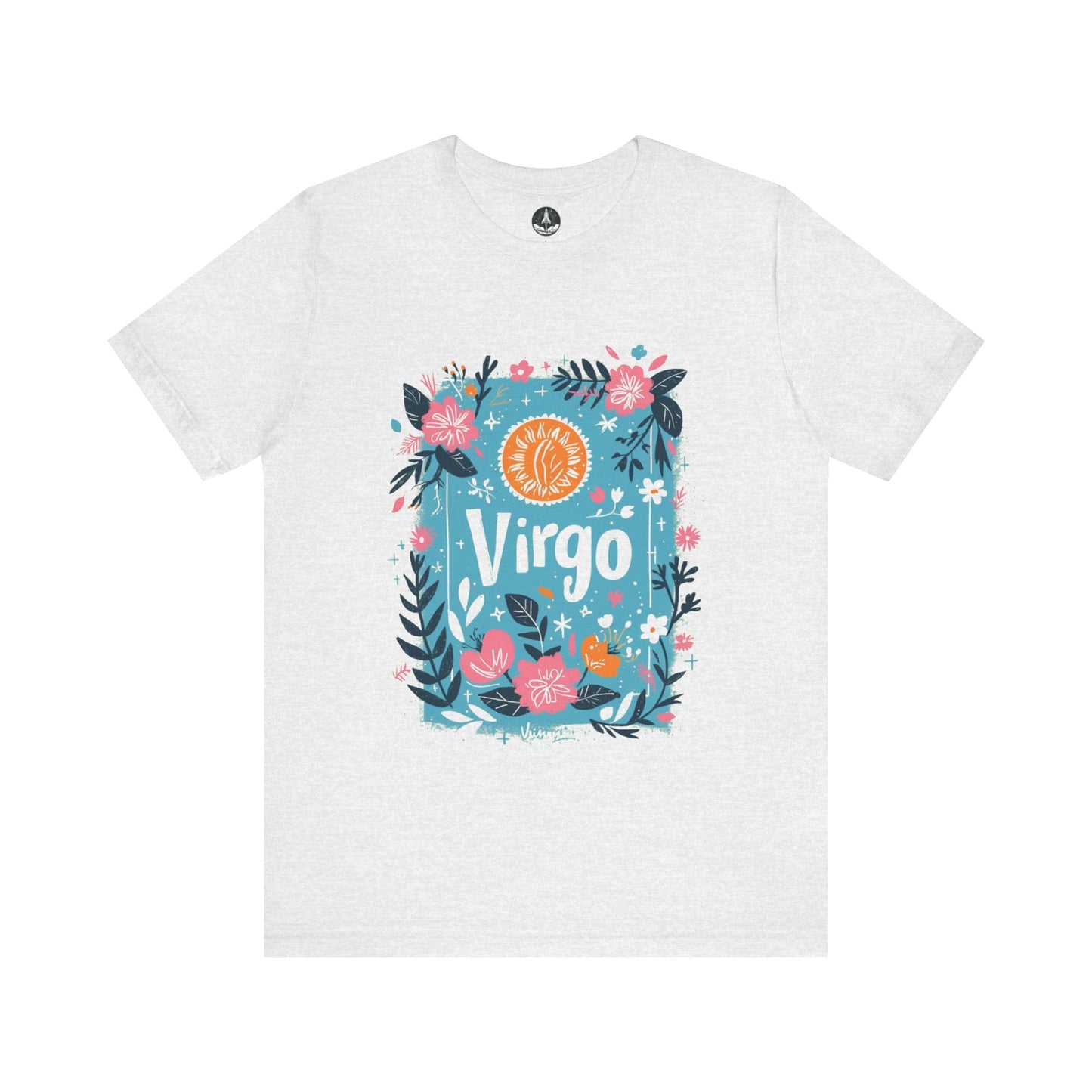 T-Shirt Ash / S Botanic Maiden Virgo TShirt: Earthy Elegance
