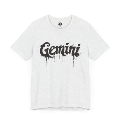 T-Shirt Ash / S Gemini Ink Drop TShirt