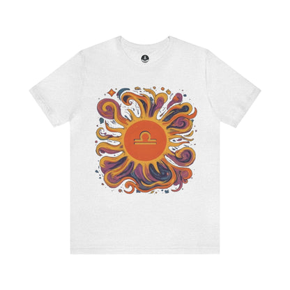 T-Shirt Ash / S Libra Sun Harmony T-Shirt: Elegance in Equipoise