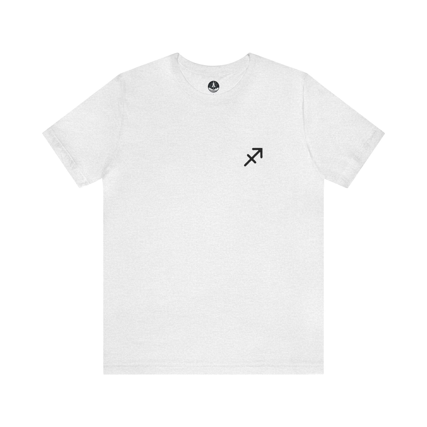 T-Shirt Ash / S Sagittarius Minimalist Mark T-Shirt: Simplicity Meets Adventure