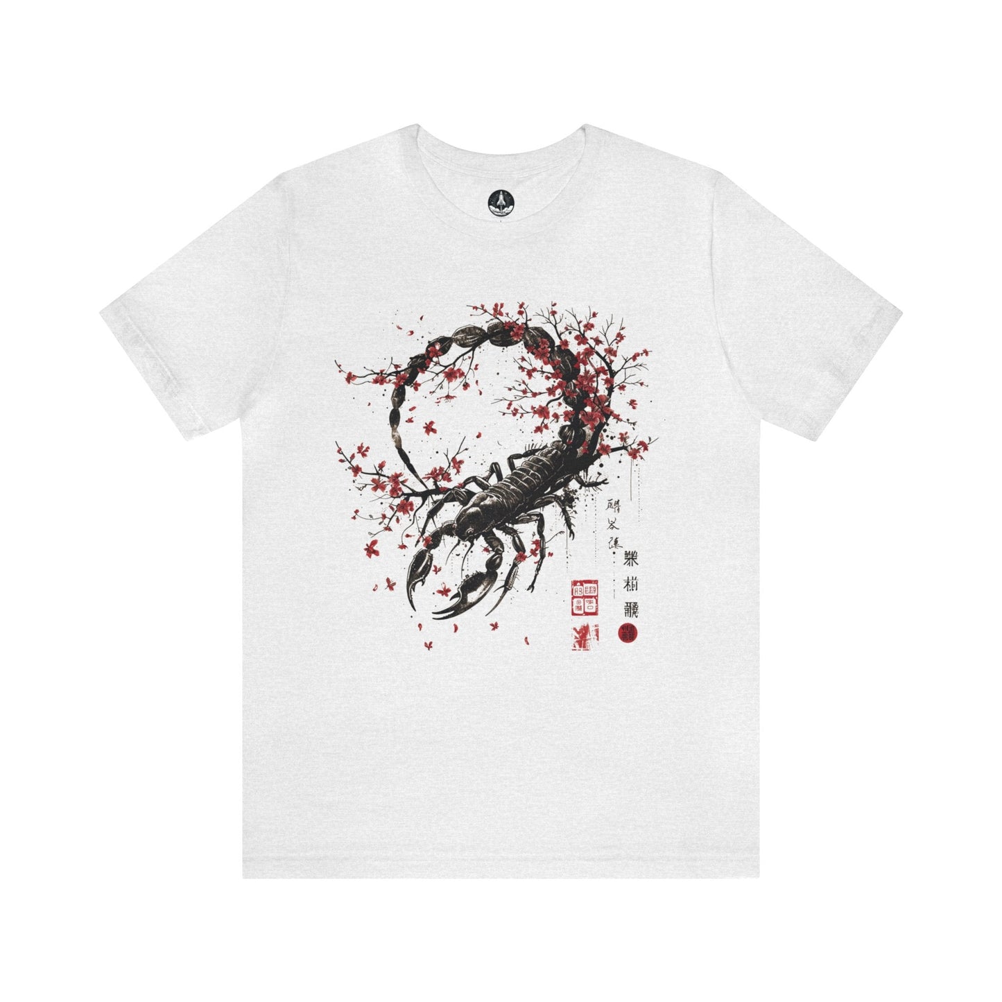 T-Shirt Ash / S Scorpio Intensity TShirt: Embrace the Zodiac's Passionate Spirit