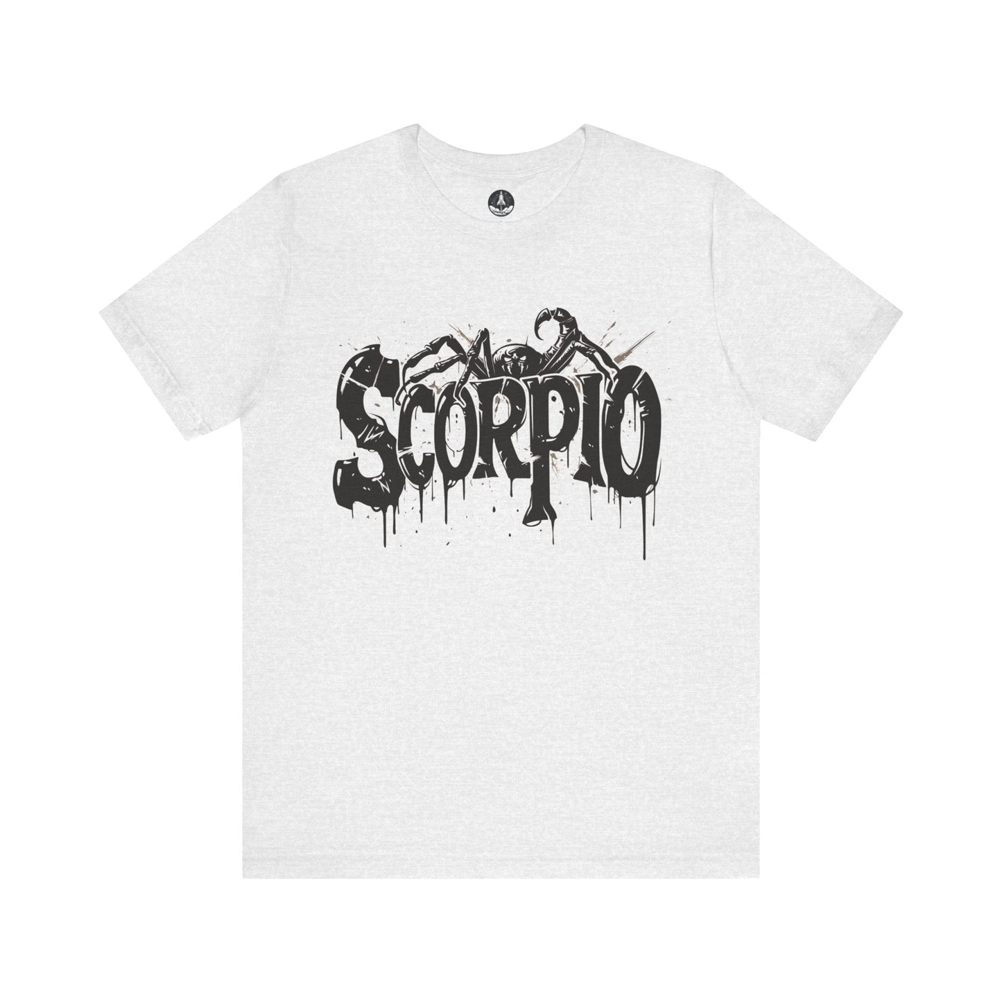 T-Shirt Ash / S Sting of Mystery Scorpio TShirt: Intensity Unleashed