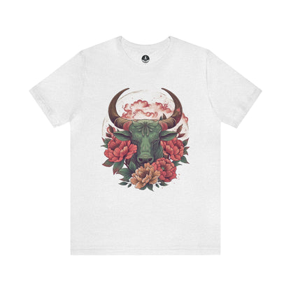 T-Shirt Ash / S Taurus Floral Majesty T-Shirt