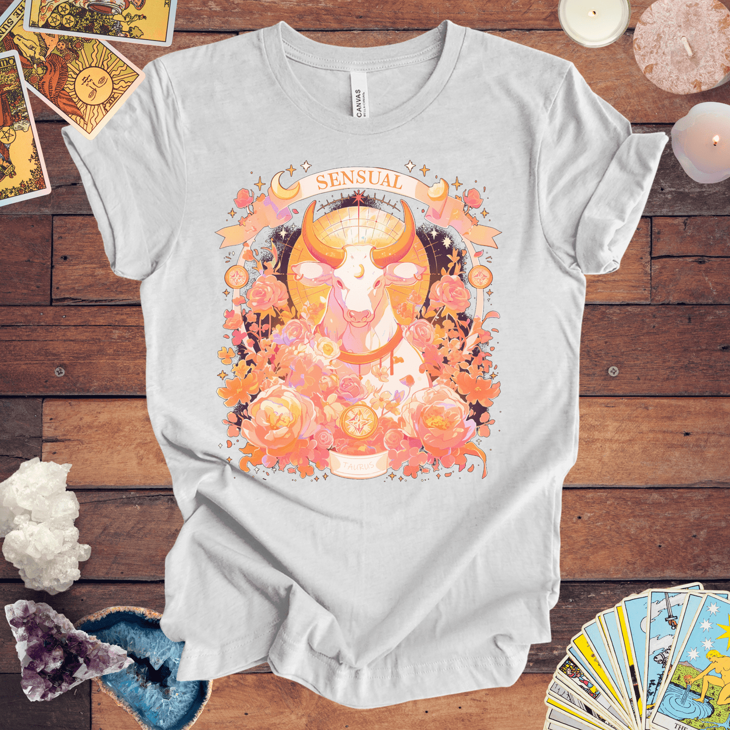 T-Shirt Ash / S Taurus Sensuality: Venus Astrology Edition T-Shirt