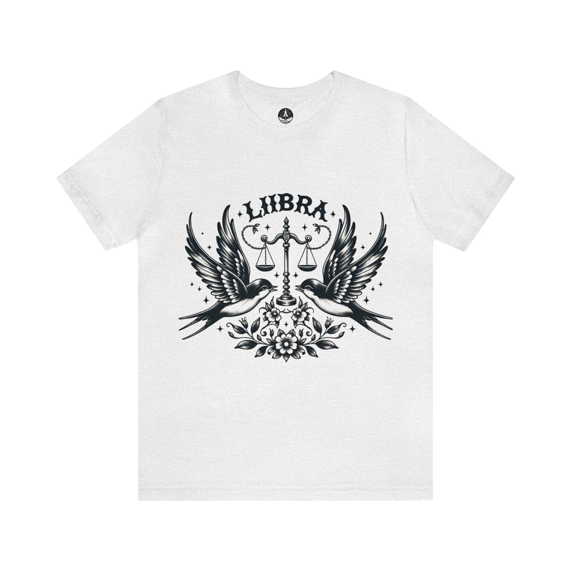 T-Shirt Ash / S Twin Swallows: Libra T-Shirt