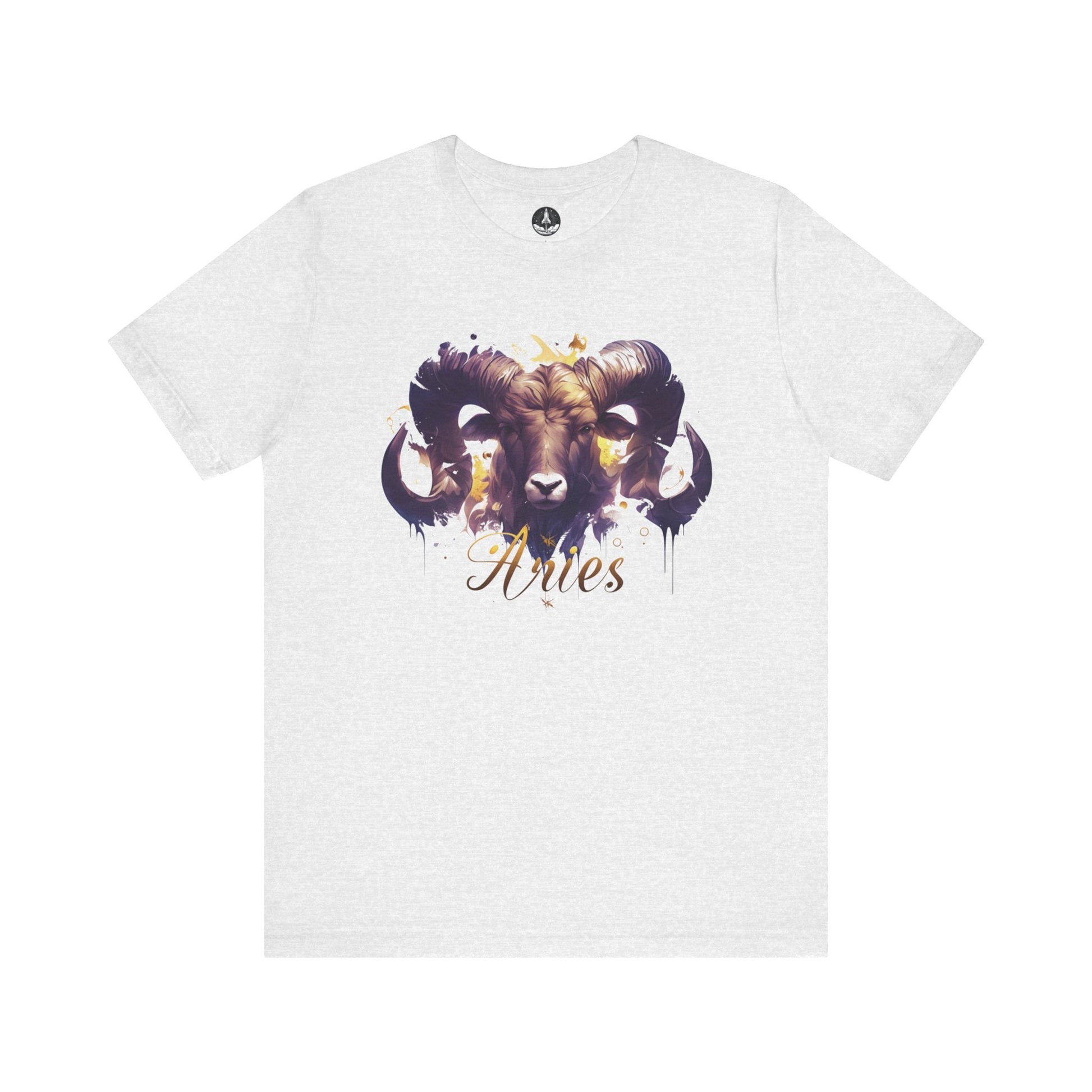 T-Shirt Ash / S Vivid Aries Spirit TShirt - Wear the Zodiac Artistry