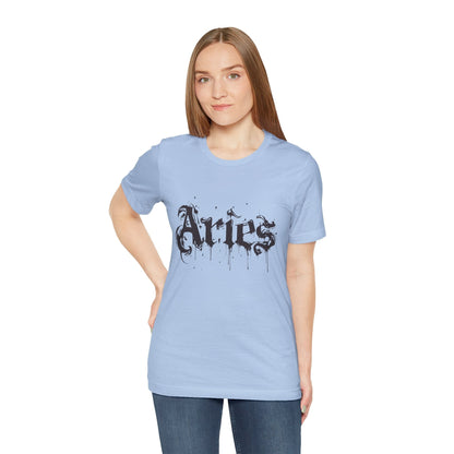 T-Shirt Astro Splash Aries TShirt - Zodiac Meets Street Art