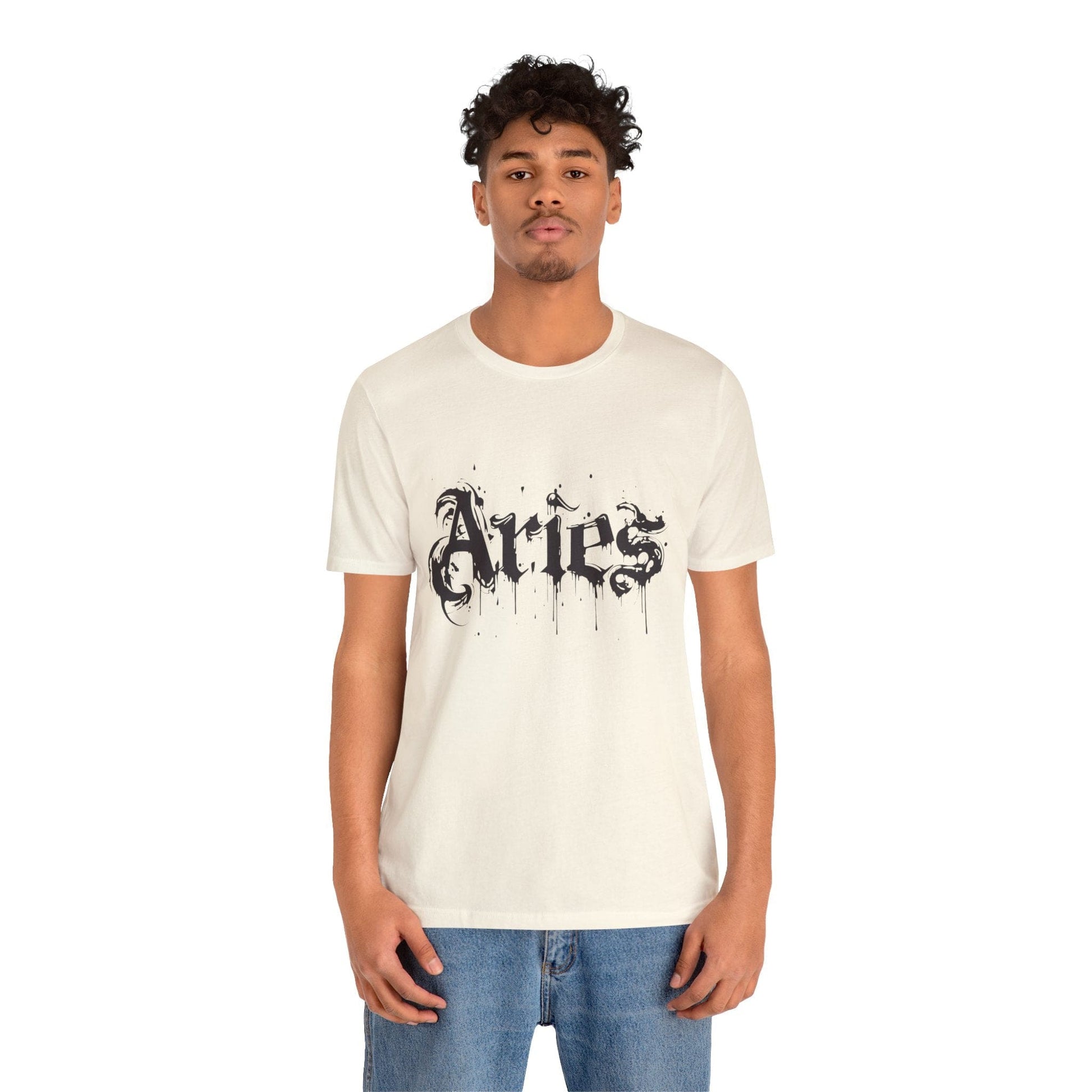 T-Shirt Astro Splash Aries TShirt - Zodiac Meets Street Art