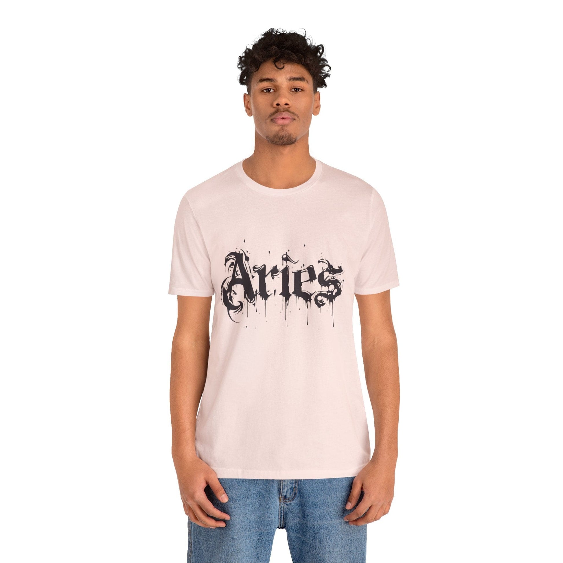 T-Shirt Astro Splash Aries TShirt - Zodiac Meets Street Art