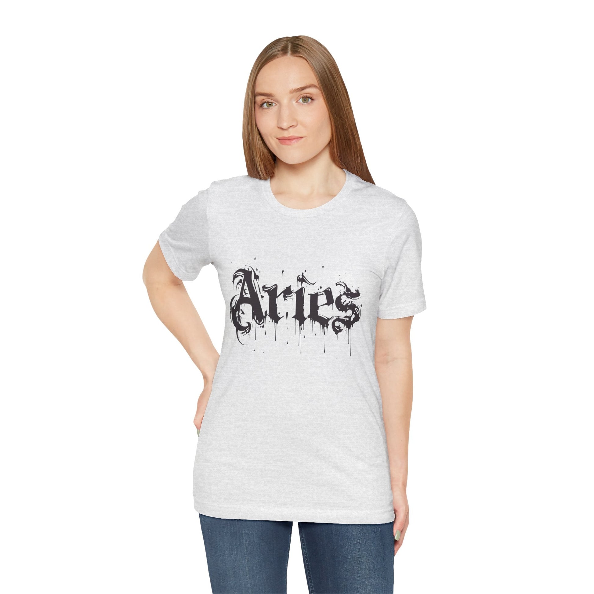 T-Shirt Astro Splash Aries TShirt - Zodiac Meets Street Art