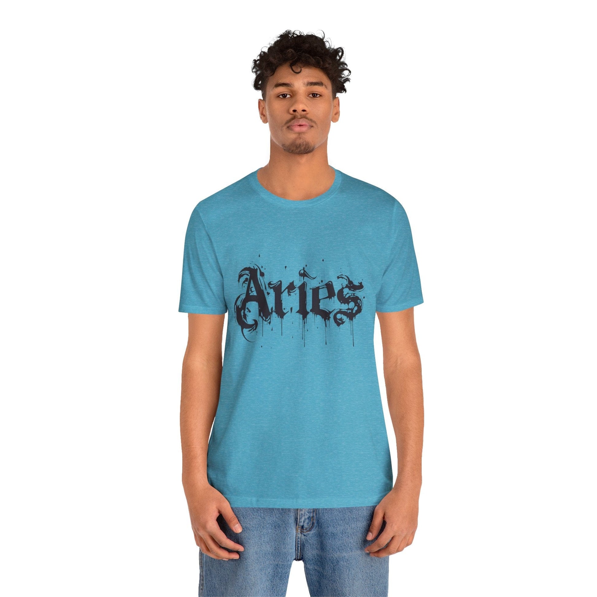 T-Shirt Astro Splash Aries TShirt - Zodiac Meets Street Art