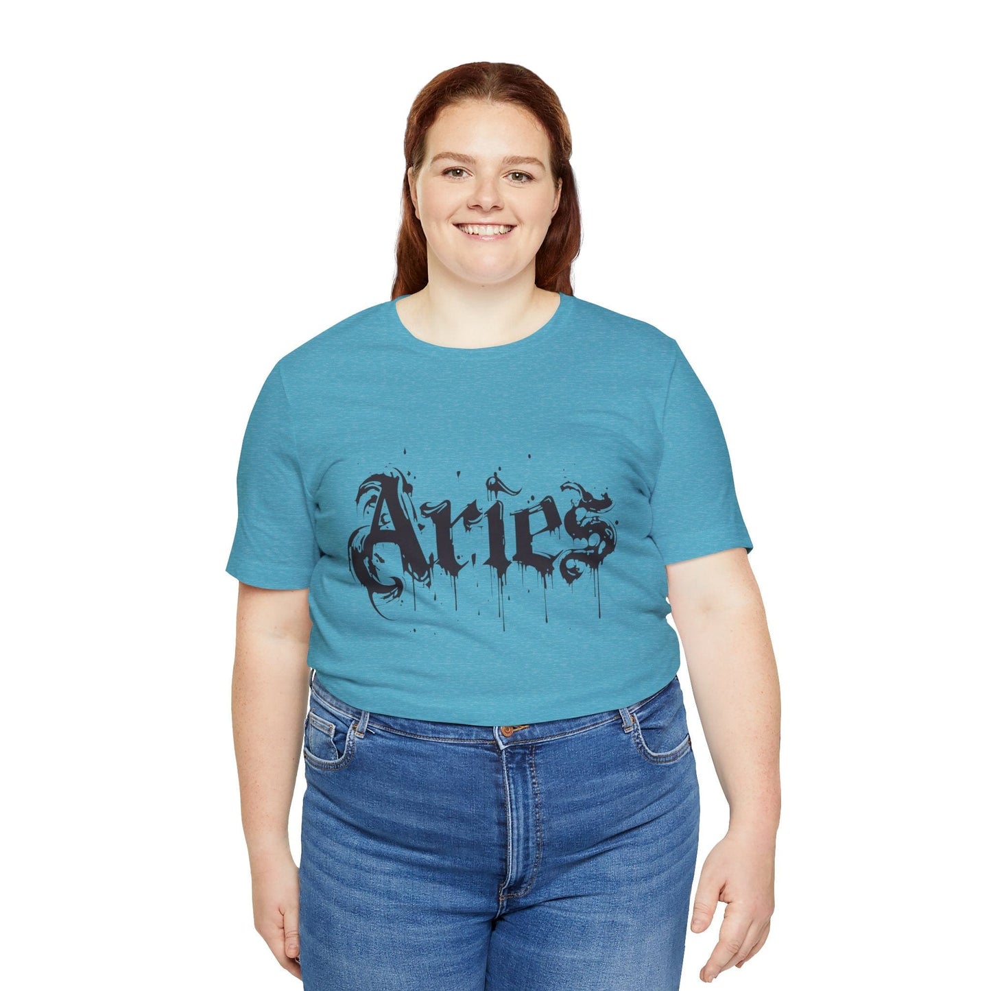 T-Shirt Astro Splash Aries TShirt - Zodiac Meets Street Art