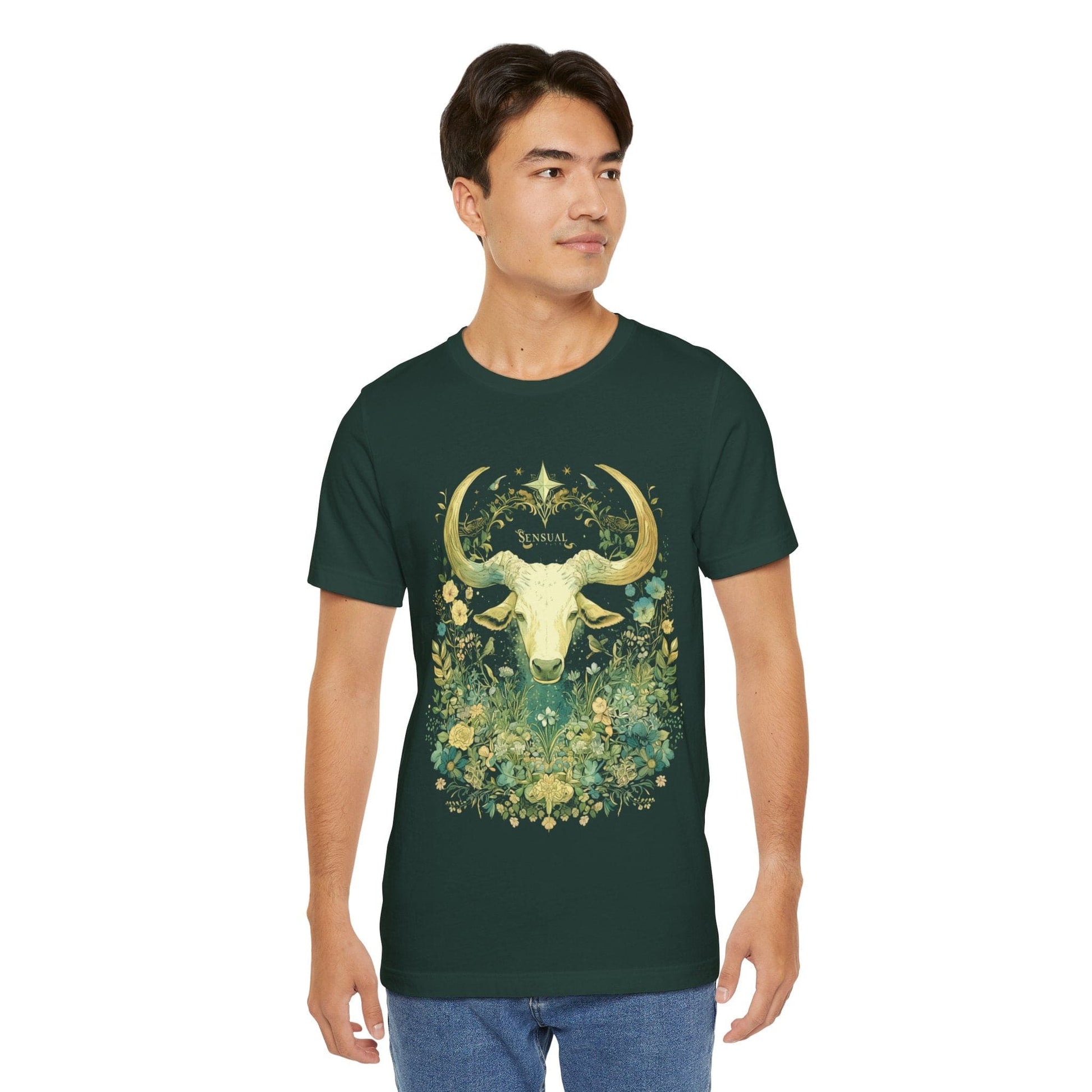 T-Shirt Astrological Blossom: Taurus Garden Tee