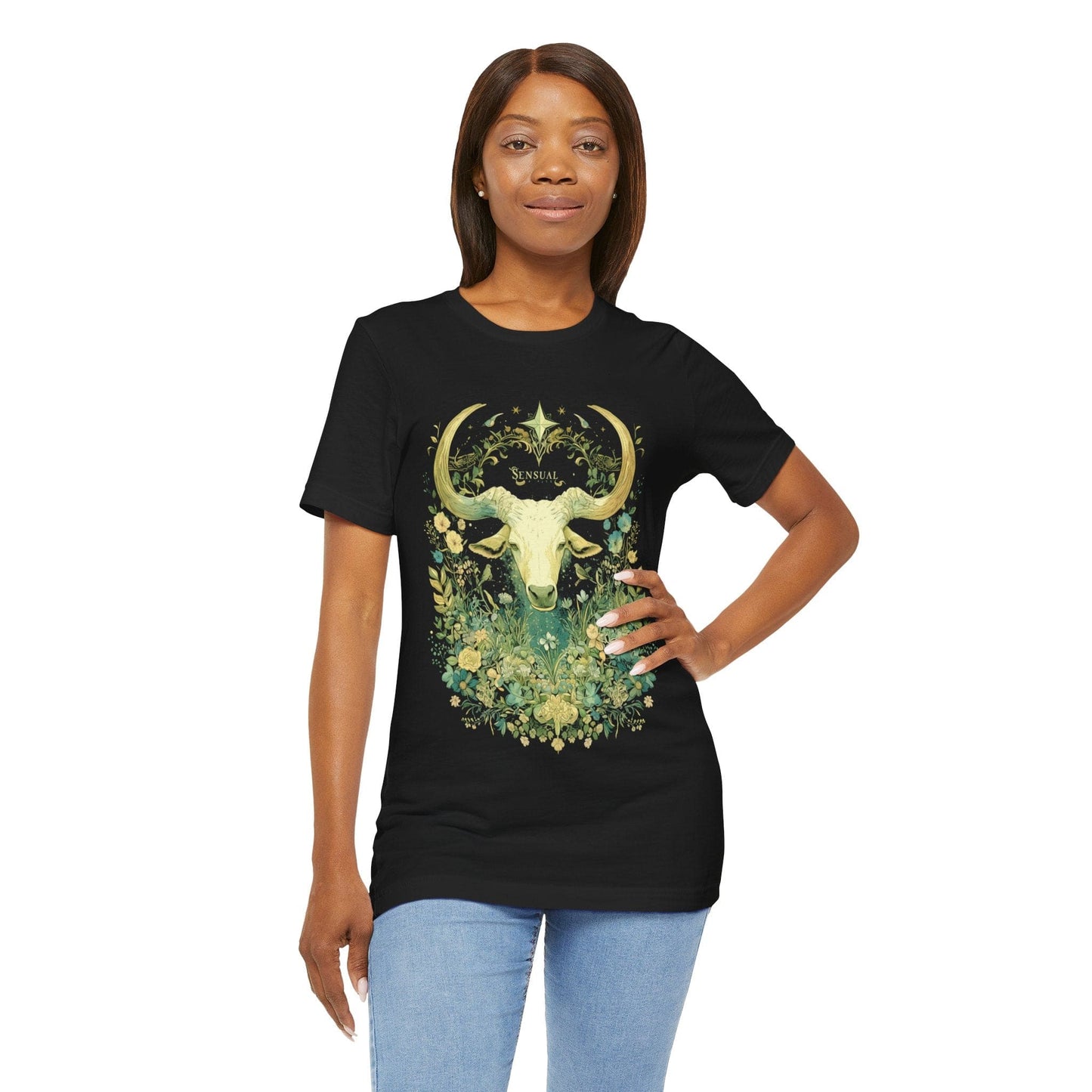 T-Shirt Astrological Blossom: Taurus Garden Tee