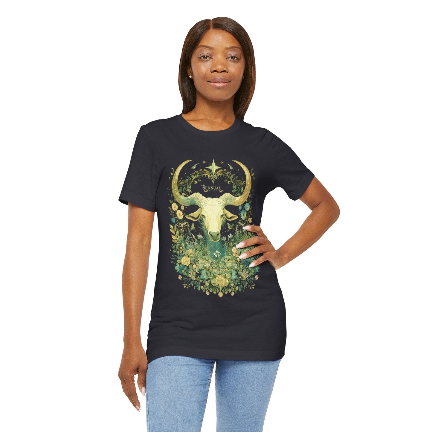 T-Shirt Astrological Blossom: Taurus Garden Tee