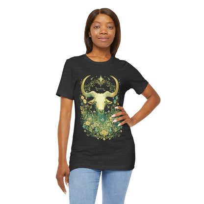 T-Shirt Astrological Blossom: Taurus Garden Tee