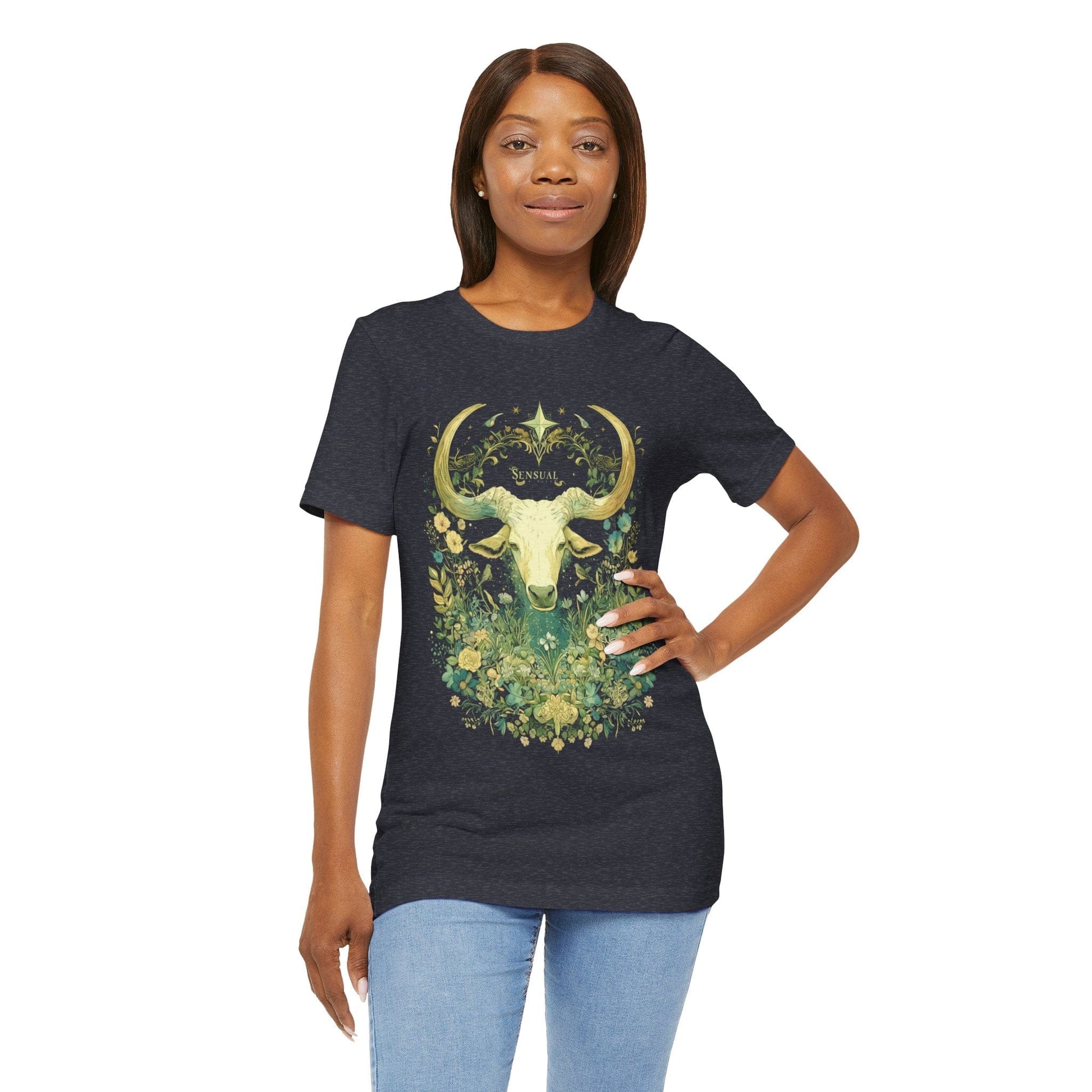 T-Shirt Astrological Blossom: Taurus Garden Tee