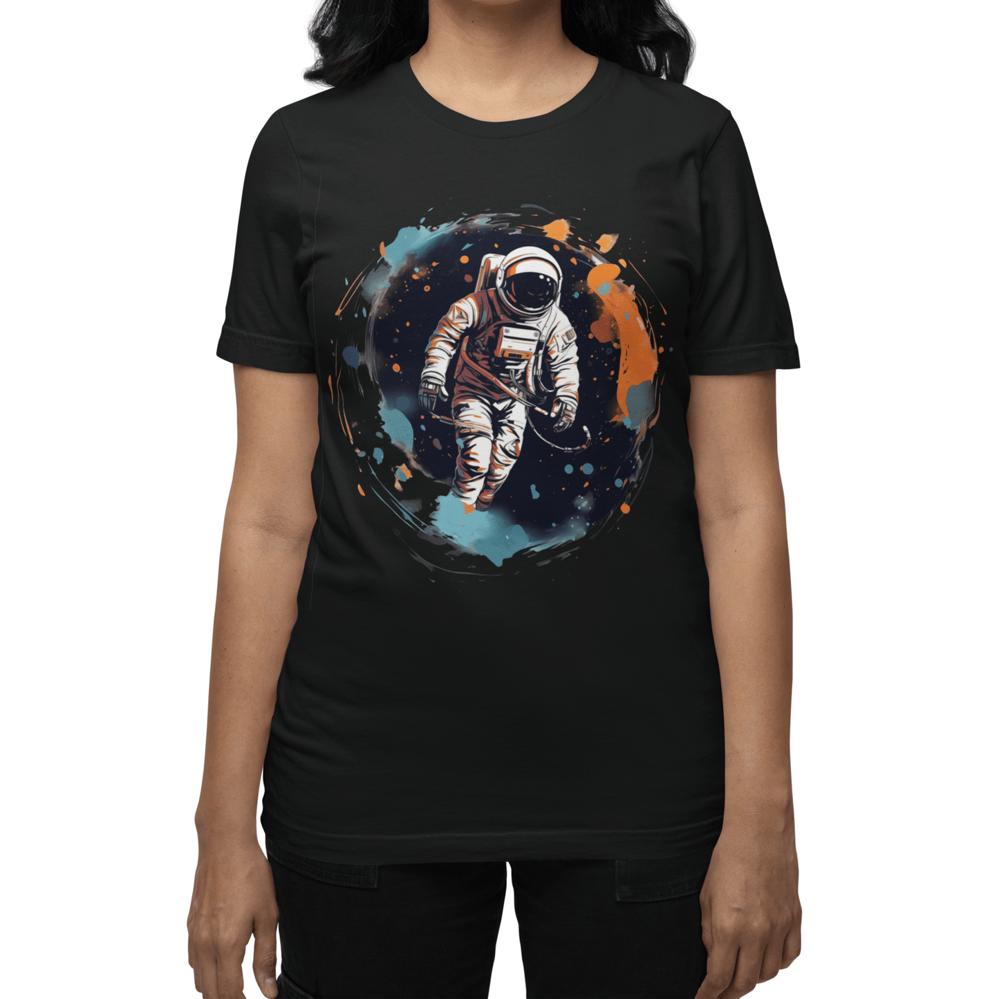 T-Shirt Astronaut: Cosmic Swirl T-Shirt