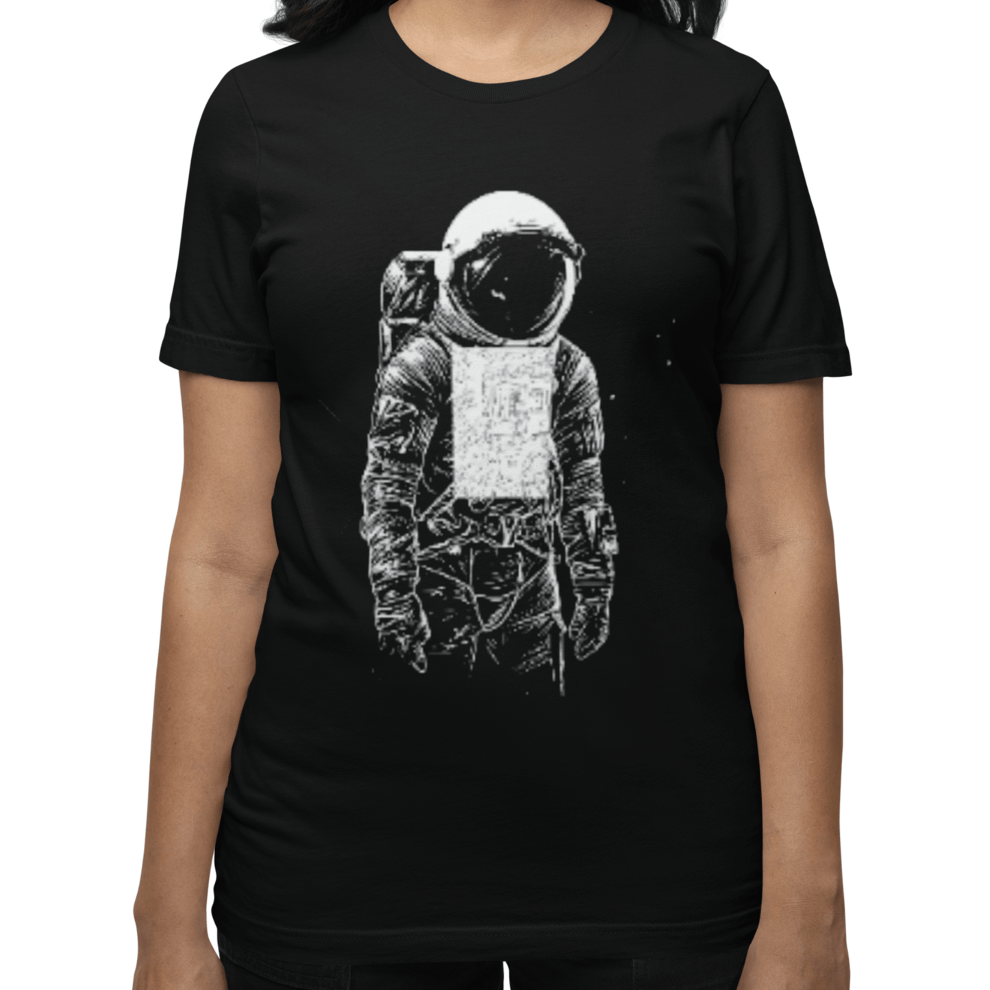 T-Shirt Astronaut Lines Space T-Shirt