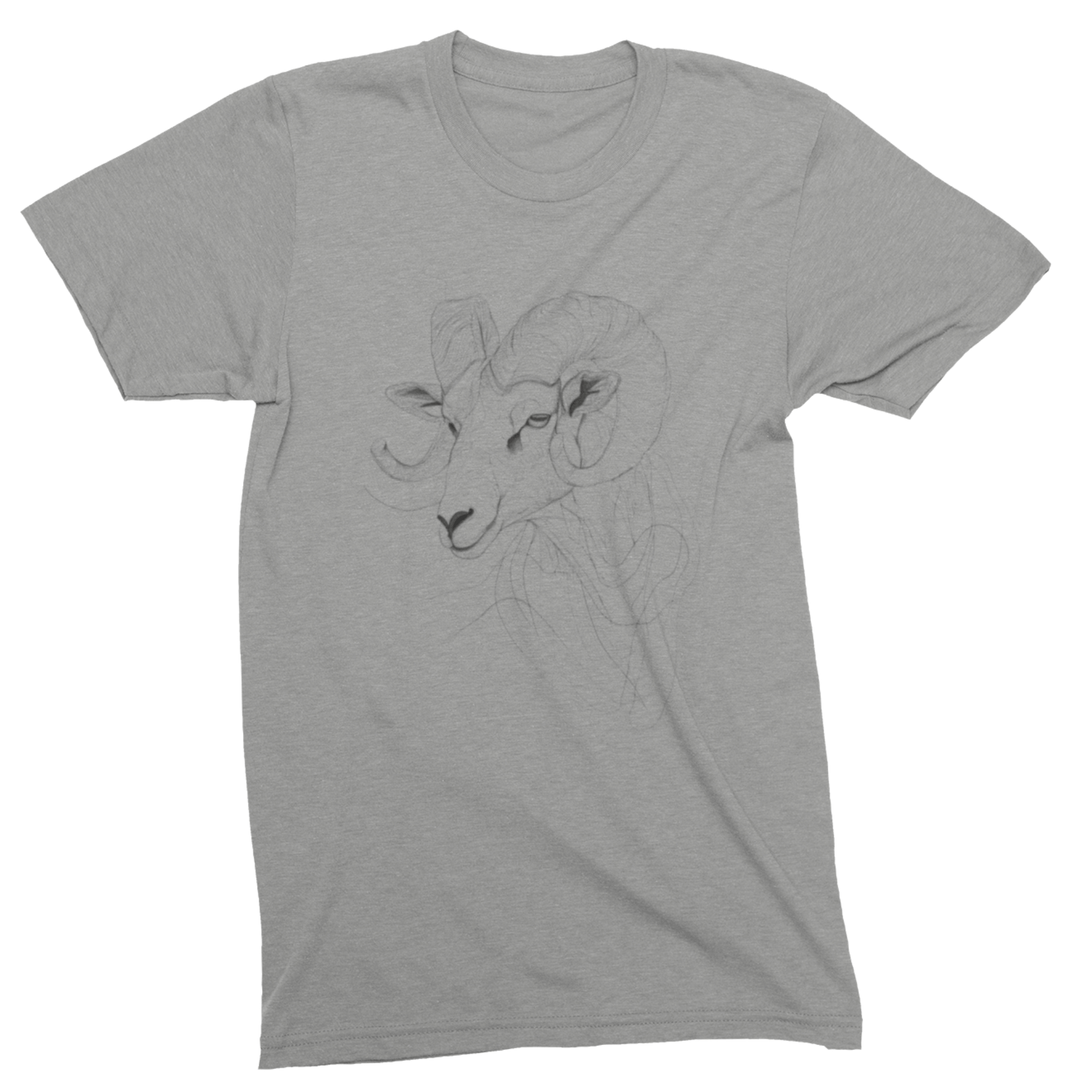 T-Shirt Athletic Heather / S Aries Zodiac T-Shirt: Modern Elegance & Comfort | Unisex Cotton Tee