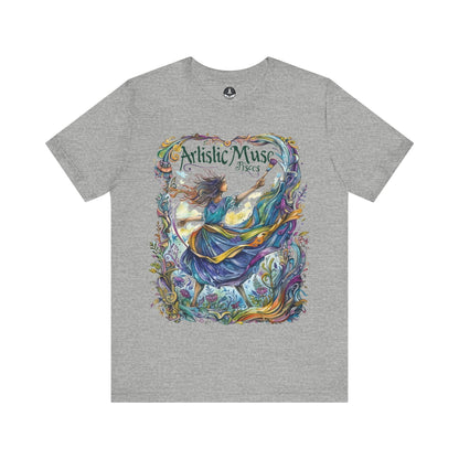T-Shirt Athletic Heather / S Artistic Muse Pisces T-Shirt