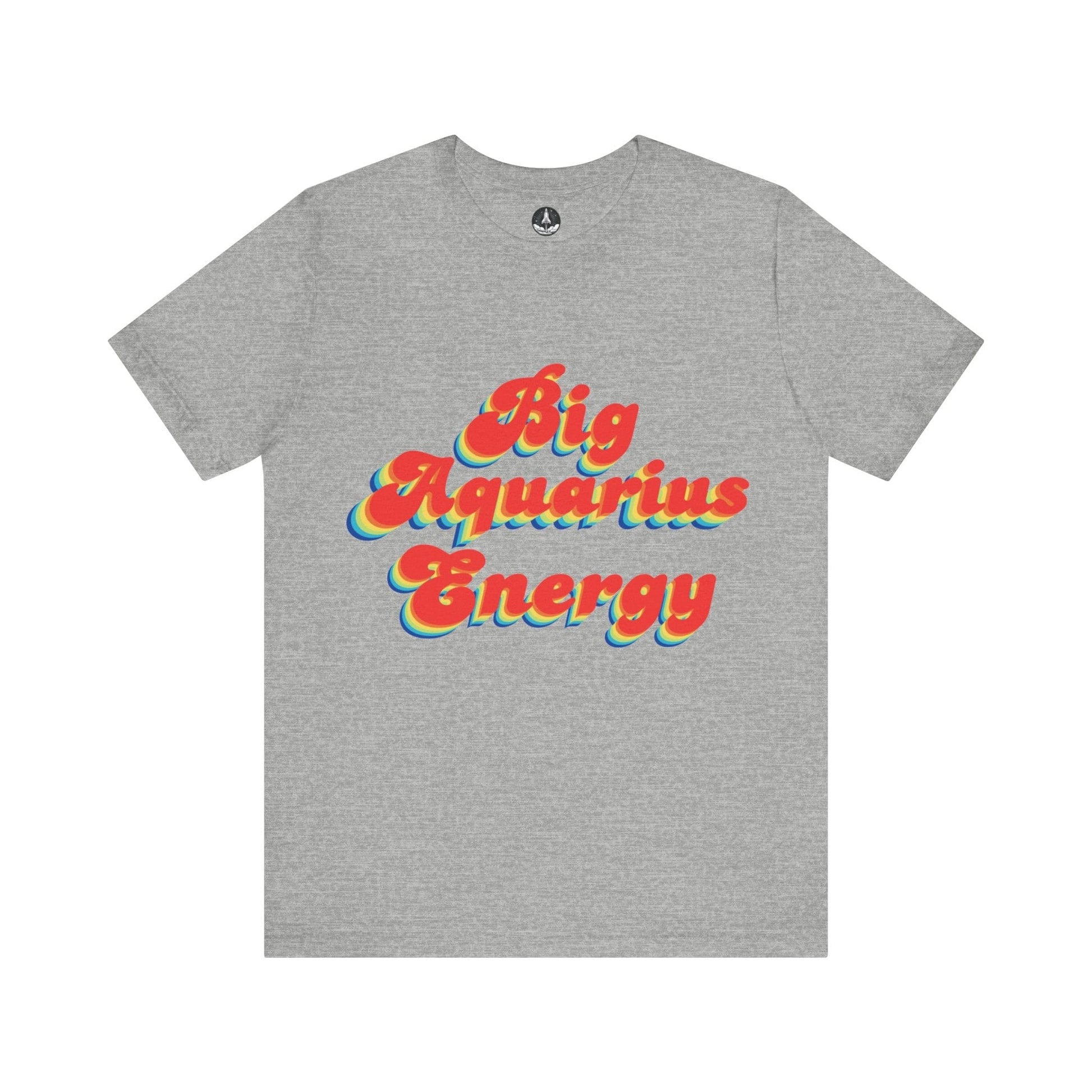 T-Shirt Athletic Heather / S Big Aquarius Energy TShirt