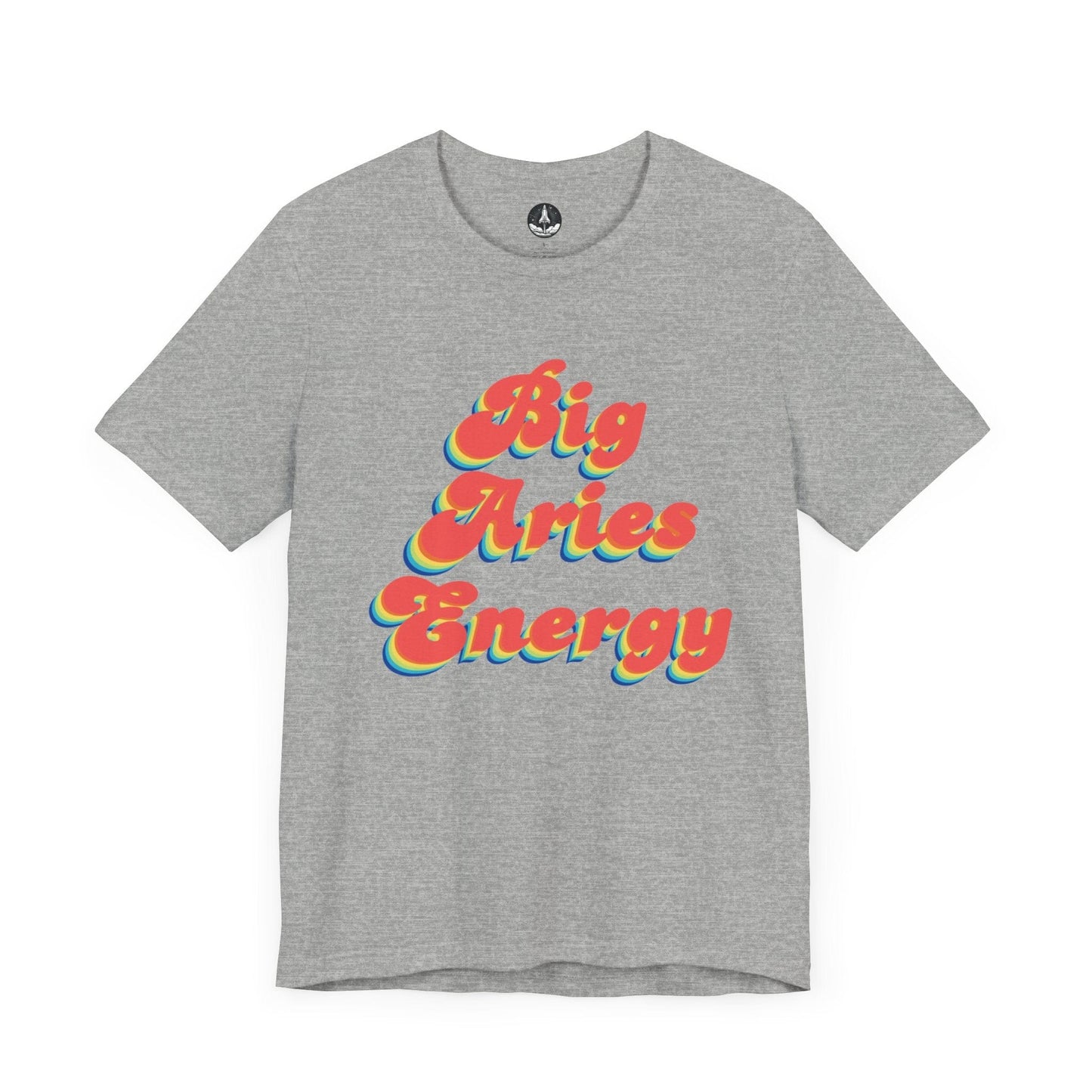 T-Shirt Athletic Heather / S Big Aries Energy T-Shirt