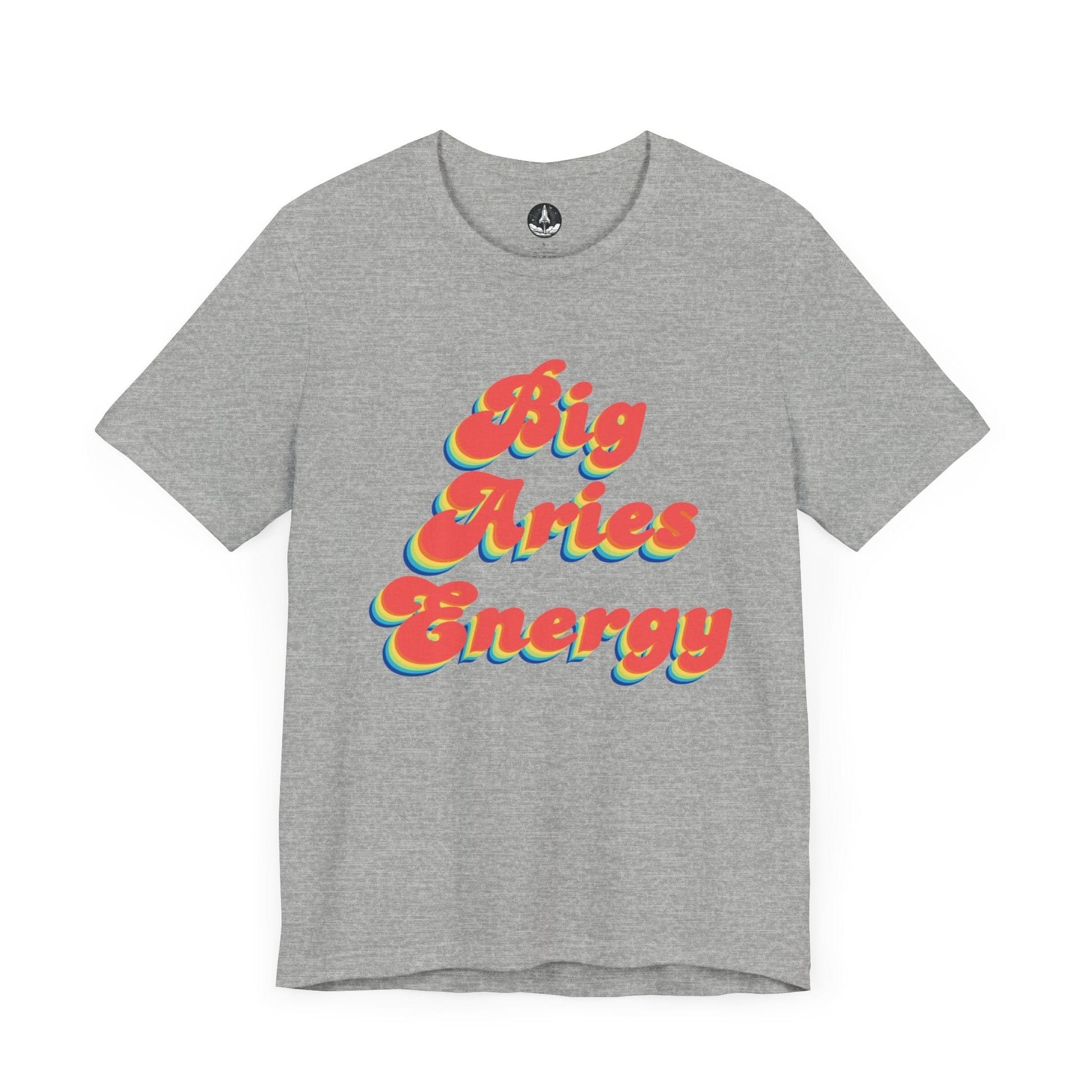 T-Shirt Athletic Heather / S Big Aries Energy T-Shirt