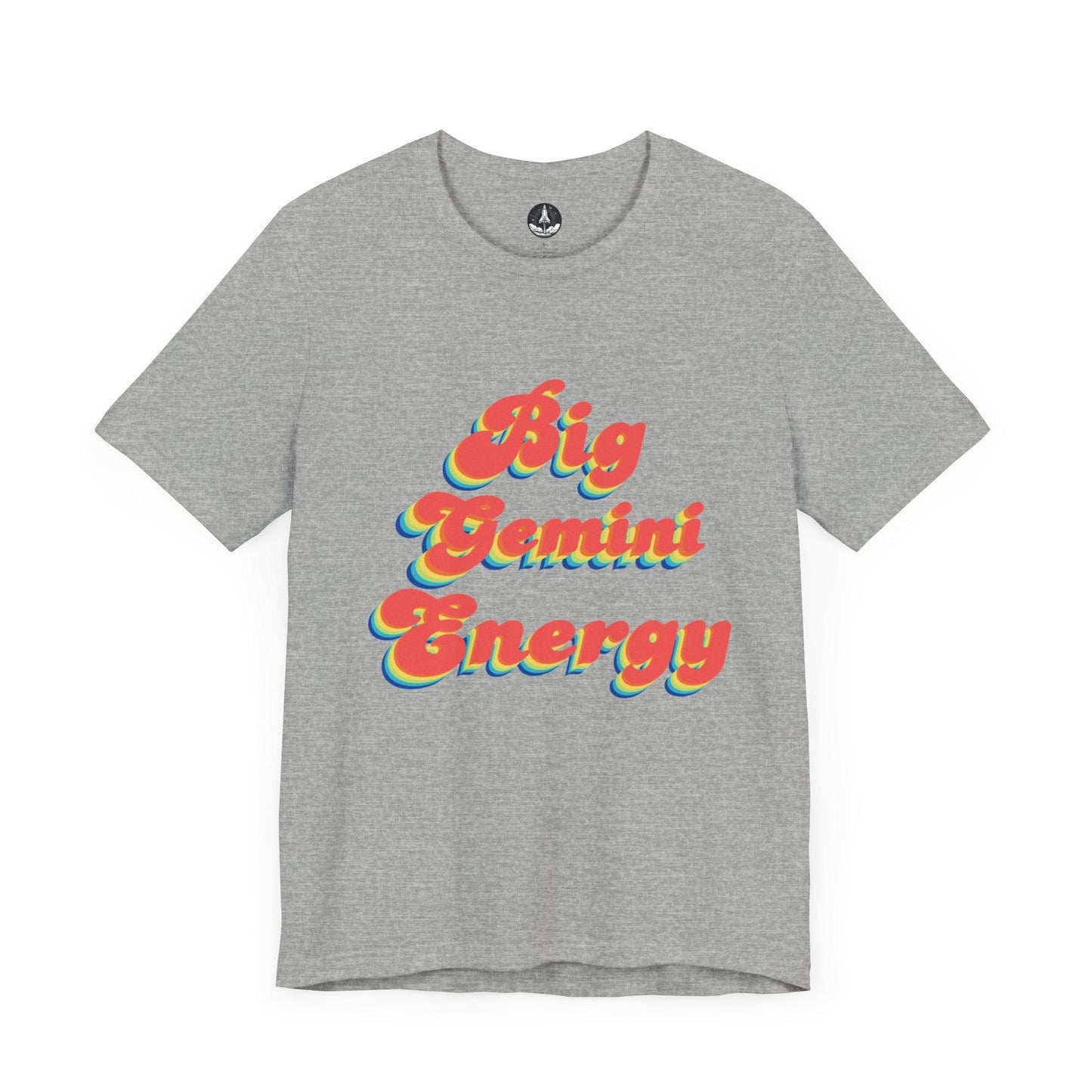 T-Shirt Athletic Heather / S Big Gemini Energy TShirt