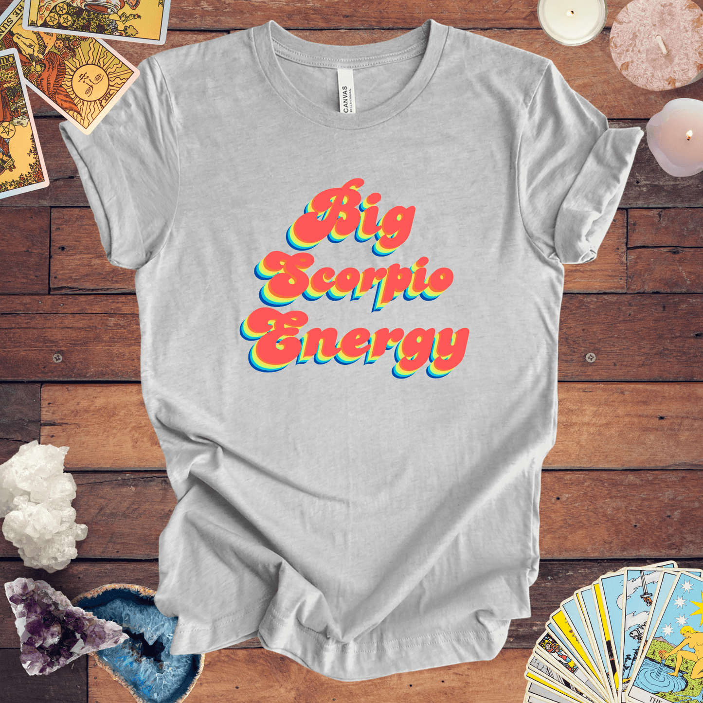 T-Shirt Athletic Heather / S Big Scorpio Energy T-Shirt