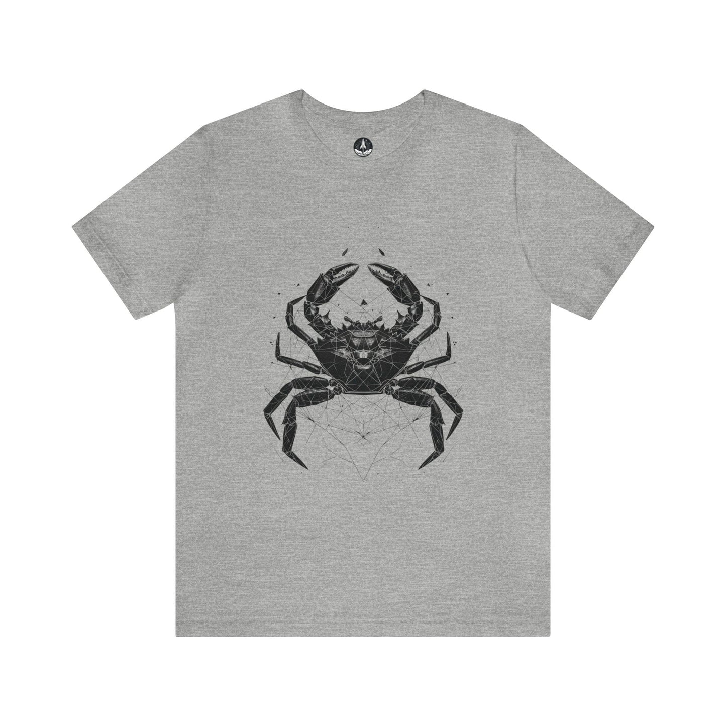T-Shirt Athletic Heather / S Cancerian Geometry: Zodiac T-Shirt