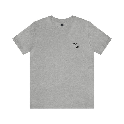 T-Shirt Athletic Heather / S Capricorn Mountain Glyph T-Shirt: Peak Style for the Determined Climber