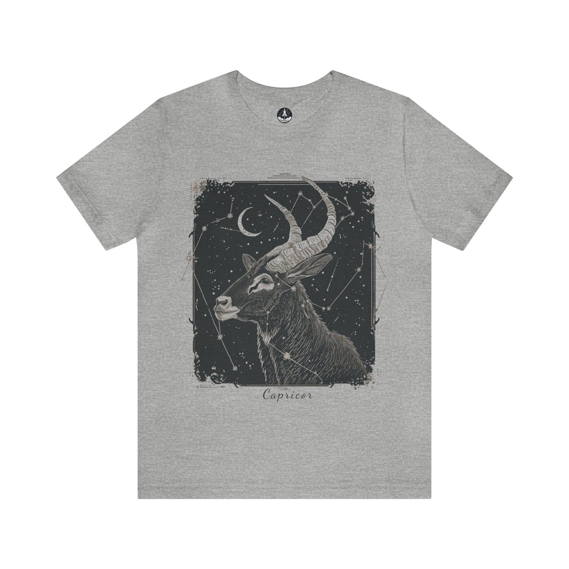 T-Shirt Athletic Heather / S Earth Capricorn T-Shirt