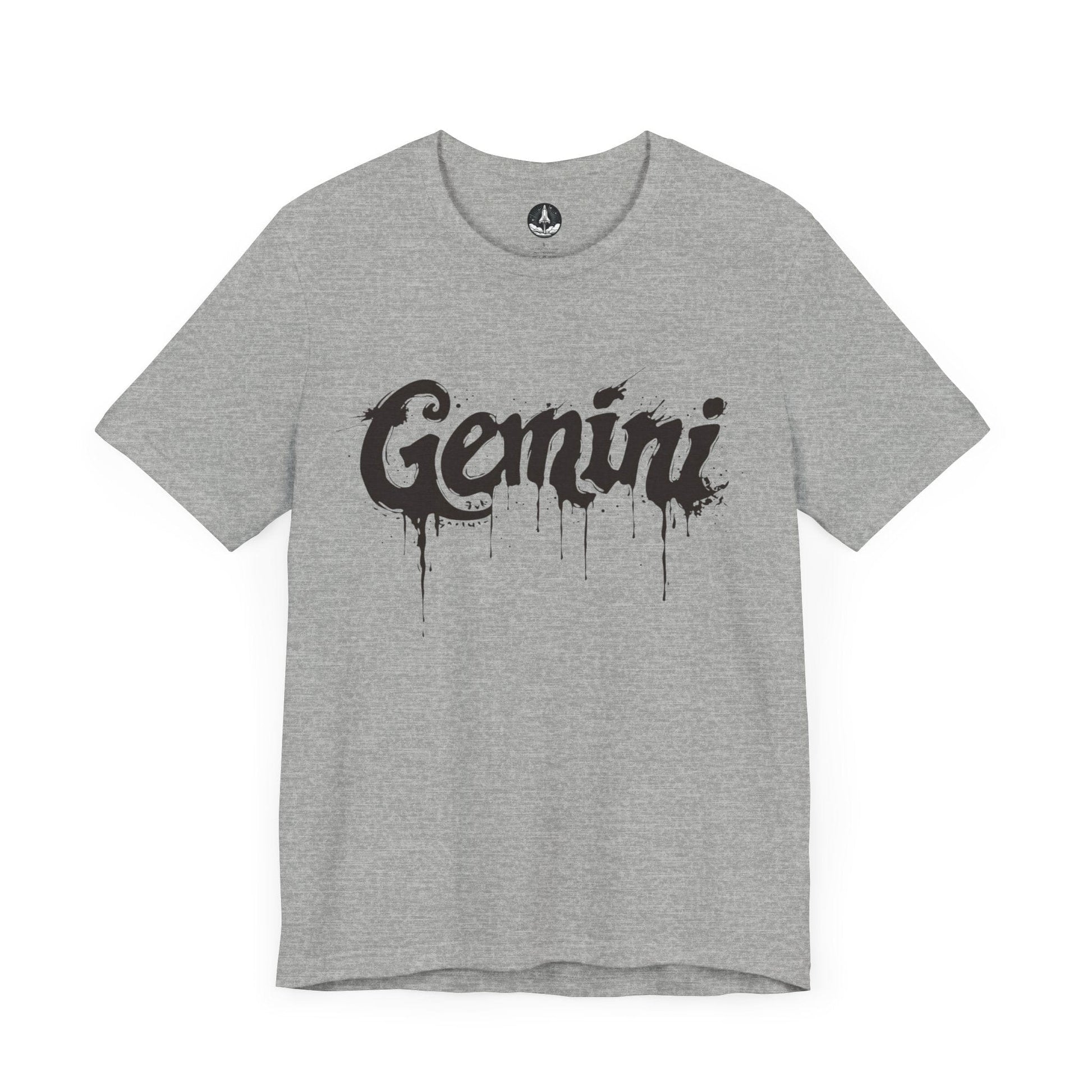 T-Shirt Athletic Heather / S Gemini Ink Drop TShirt