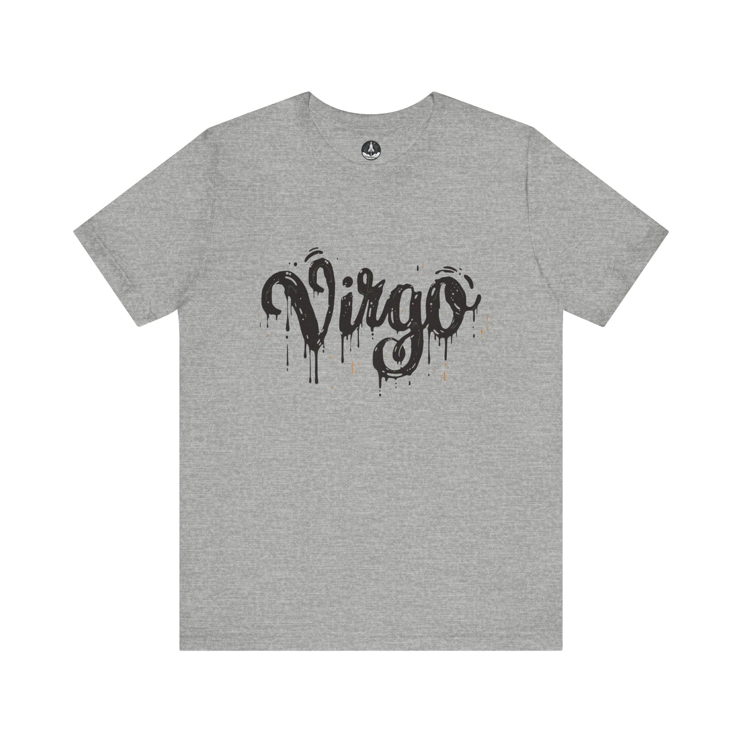 T-Shirt Athletic Heather / S Inkwell Virtue Virgo TShirt: Melding Precision with Art